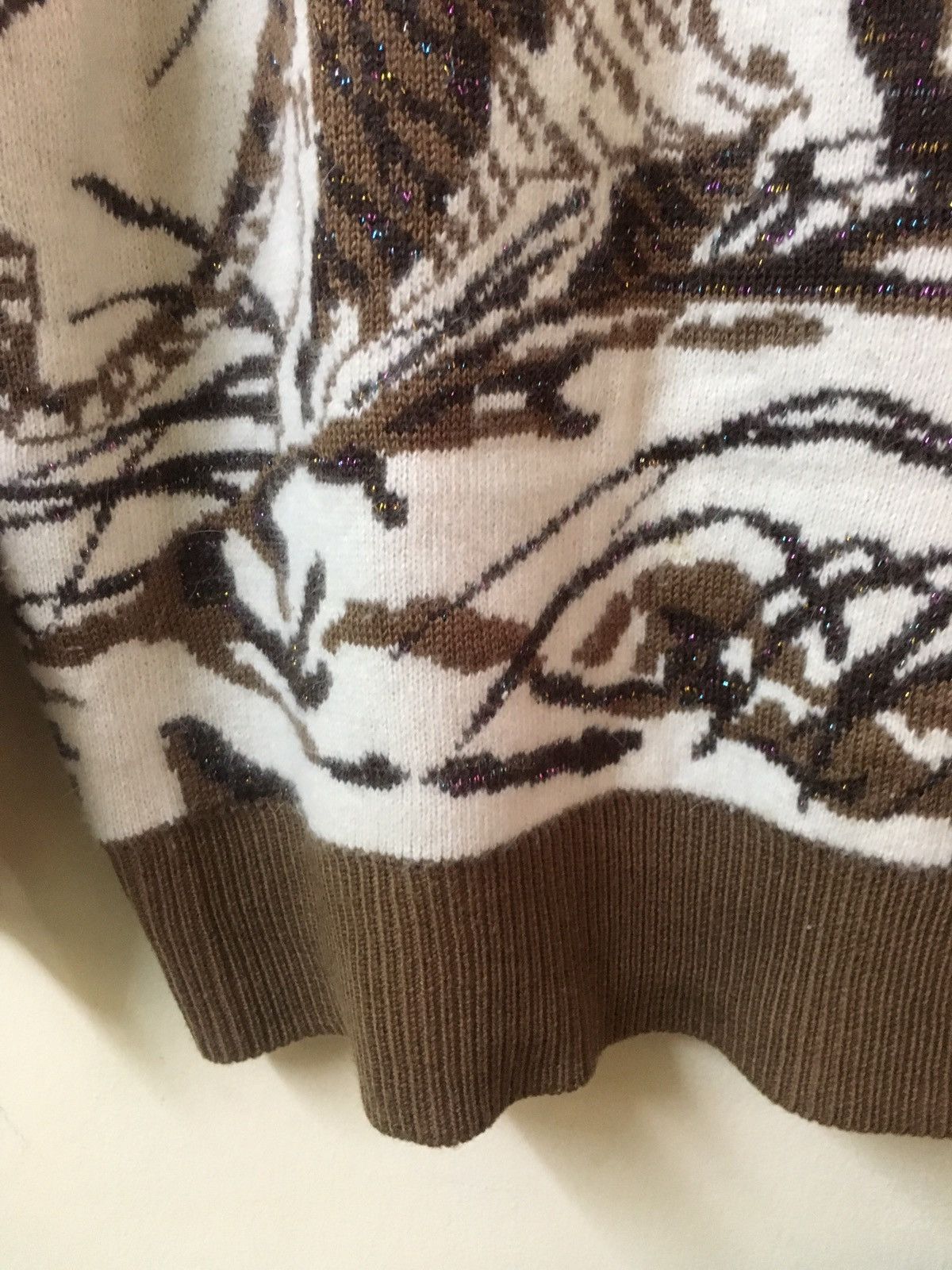 Japanese Brand Japanese Brand Cerise knitwear tiger motif Size US L / EU 52-54 / 3 - 3 Thumbnail