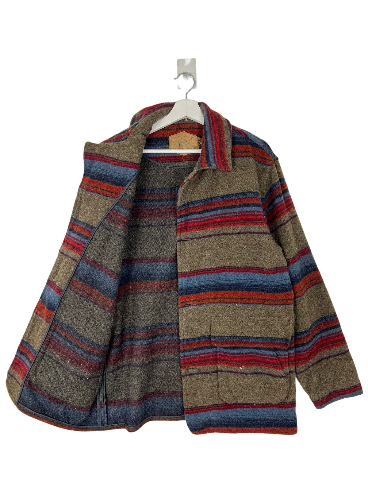 Woolrich Woolen Mills VINTAGE WOOLRICH WOOL STRIPE COAT JACKET MADE IN USA Size US M / EU 48-50 / 2 - 4 Thumbnail