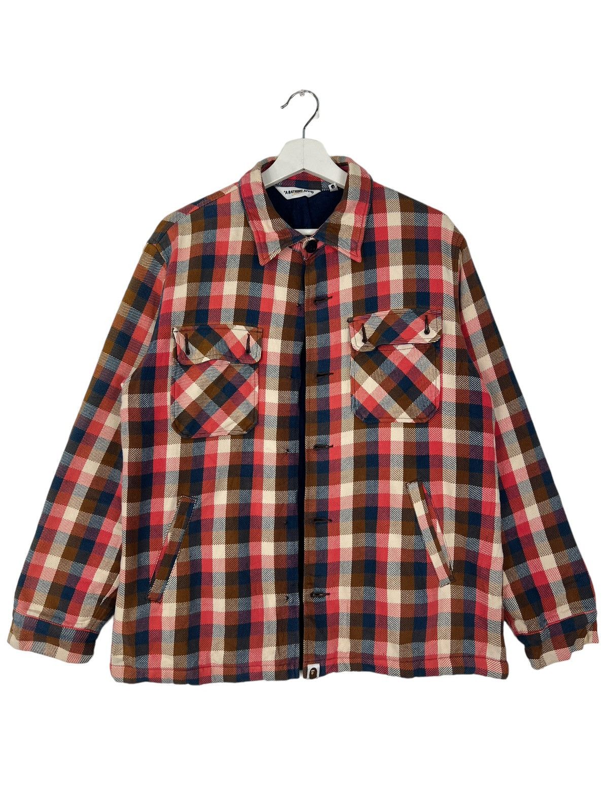 A Barhing Ape Flannel Jacket Aape by A Bathing Ape Flannel Hoodie