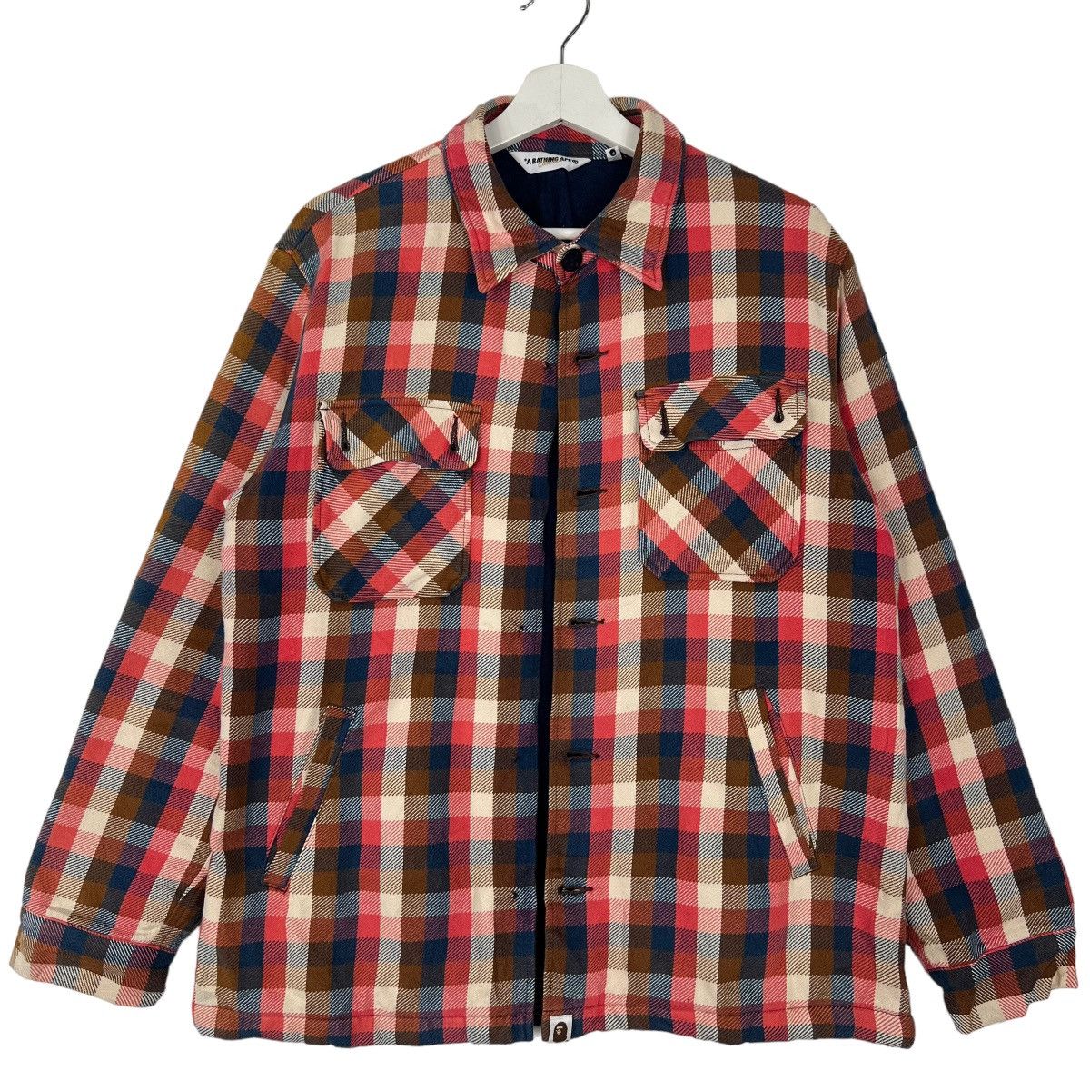 Bape 🔥 RARE VINTAGE NIGO ERA A BATHING APE CLASSIC PLAID JACKET Size US M / EU 48-50 / 2 - 1 Thumbnail