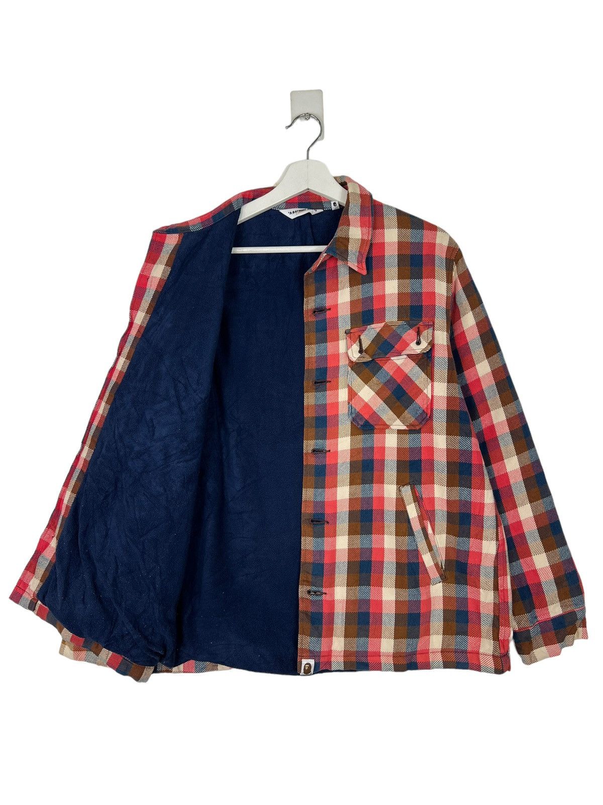 Bape 🔥 RARE VINTAGE NIGO ERA A BATHING APE CLASSIC PLAID JACKET Size US M / EU 48-50 / 2 - 6 Thumbnail