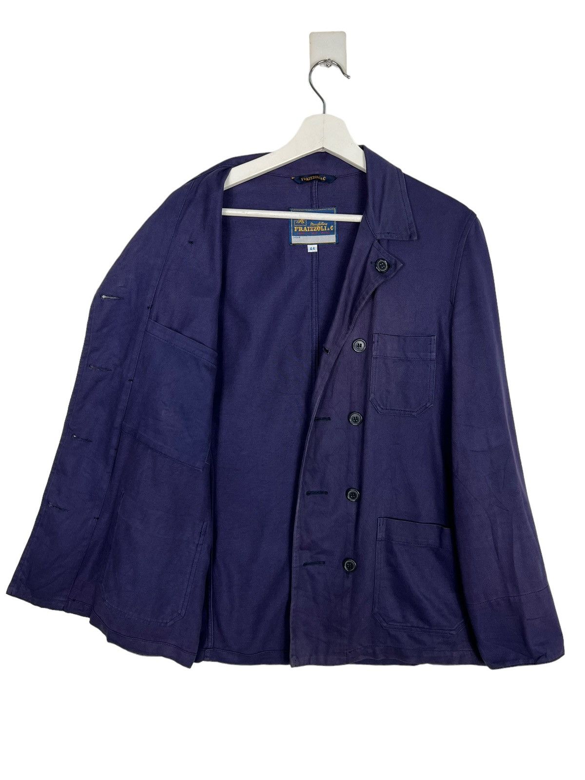 Other FRAIZZOLI HBT DOUBLE BREAST CHORE JACKET MADE IN ITALY MILAN Size US S / EU 44-46 / 1 - 5 Thumbnail