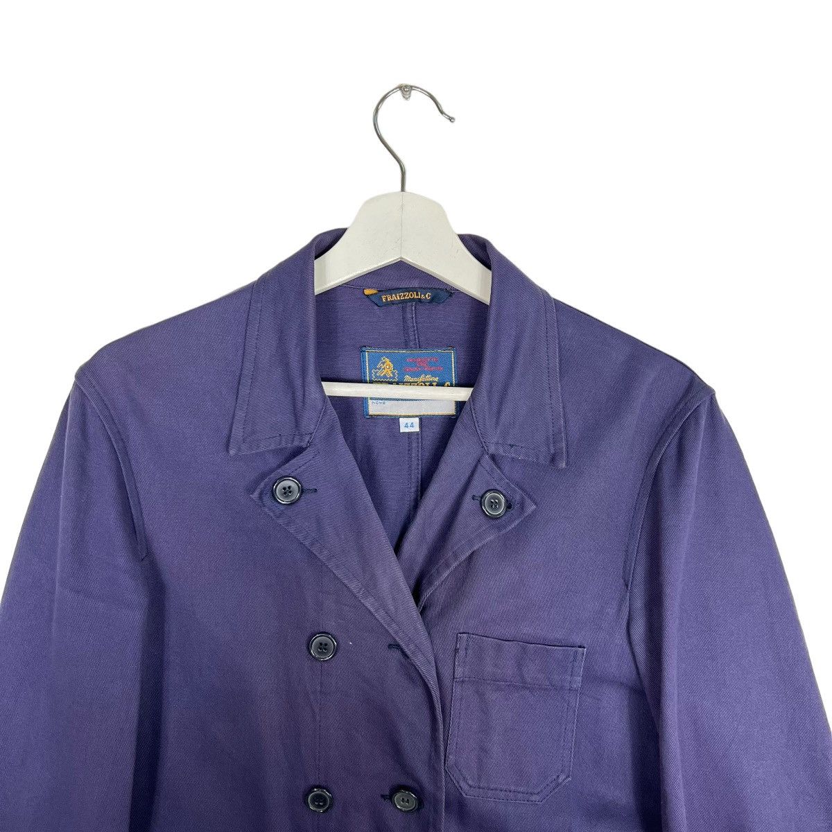 Other FRAIZZOLI HBT DOUBLE BREAST CHORE JACKET MADE IN ITALY MILAN Size US S / EU 44-46 / 1 - 3 Thumbnail