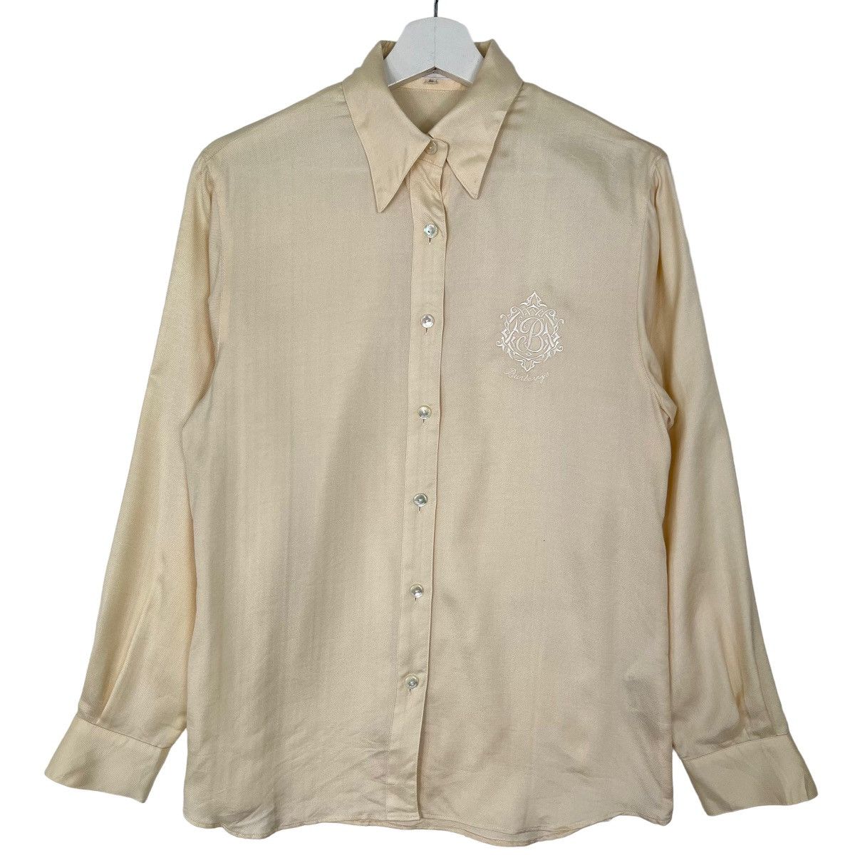 Burberry 🔥 BURBERRYS BUTTON UP SHIRT EMBROIDERY Size US M / EU 48-50 / 2 - 1 Thumbnail