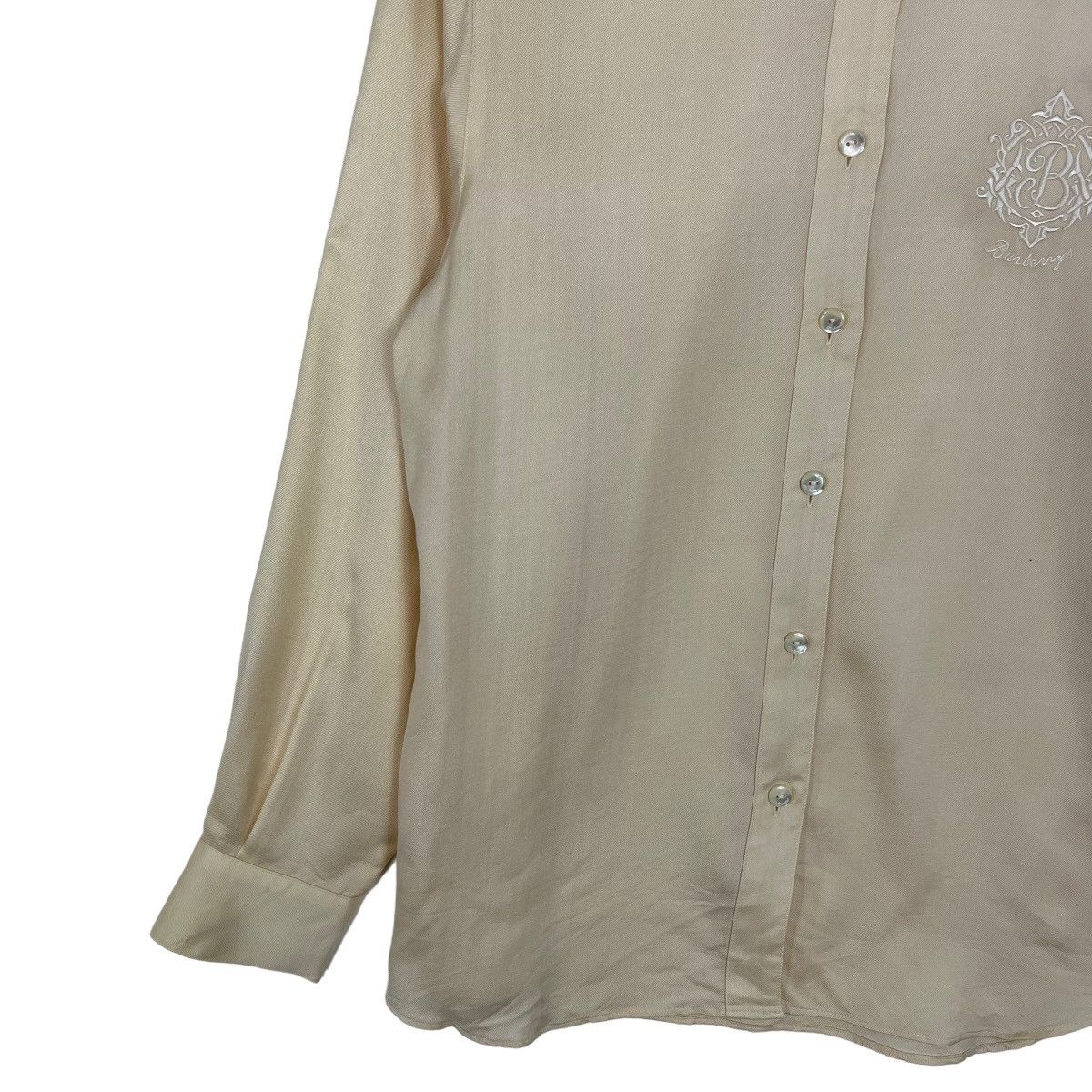 Burberry 🔥 BURBERRYS BUTTON UP SHIRT EMBROIDERY Size US M / EU 48-50 / 2 - 2 Thumbnail