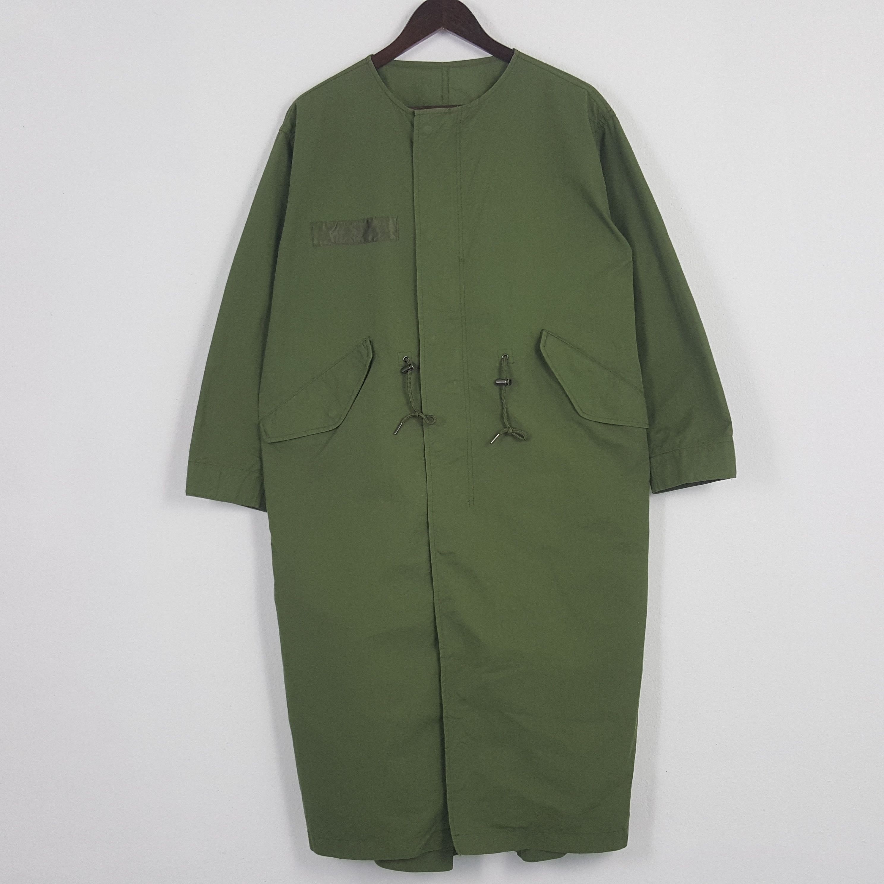 Japanese Brand × Vintage Vintage Relume Big U Art Long Military Jacket Size US XL / EU 56 / 4 - 3 Thumbnail