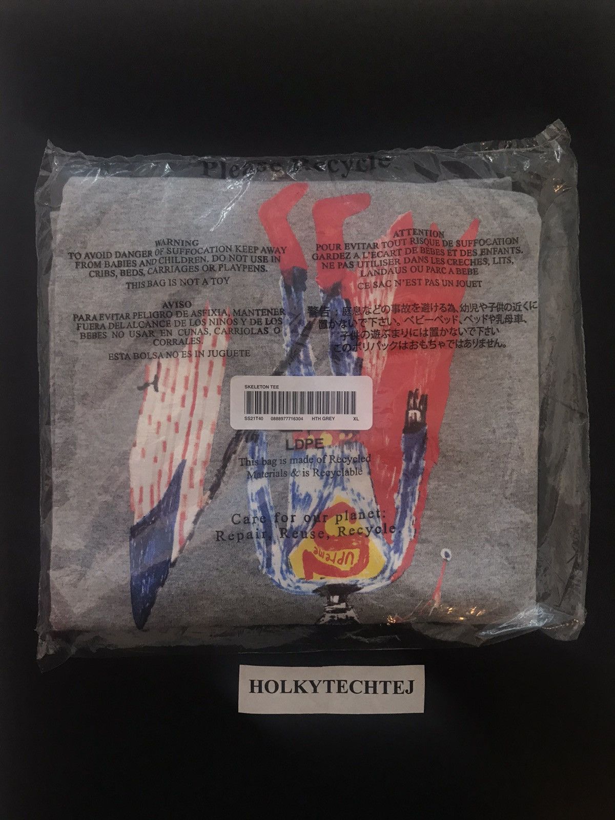 Supreme Supreme Skeleton Tee Size US XL / EU 56 / 4 - 1 Preview
