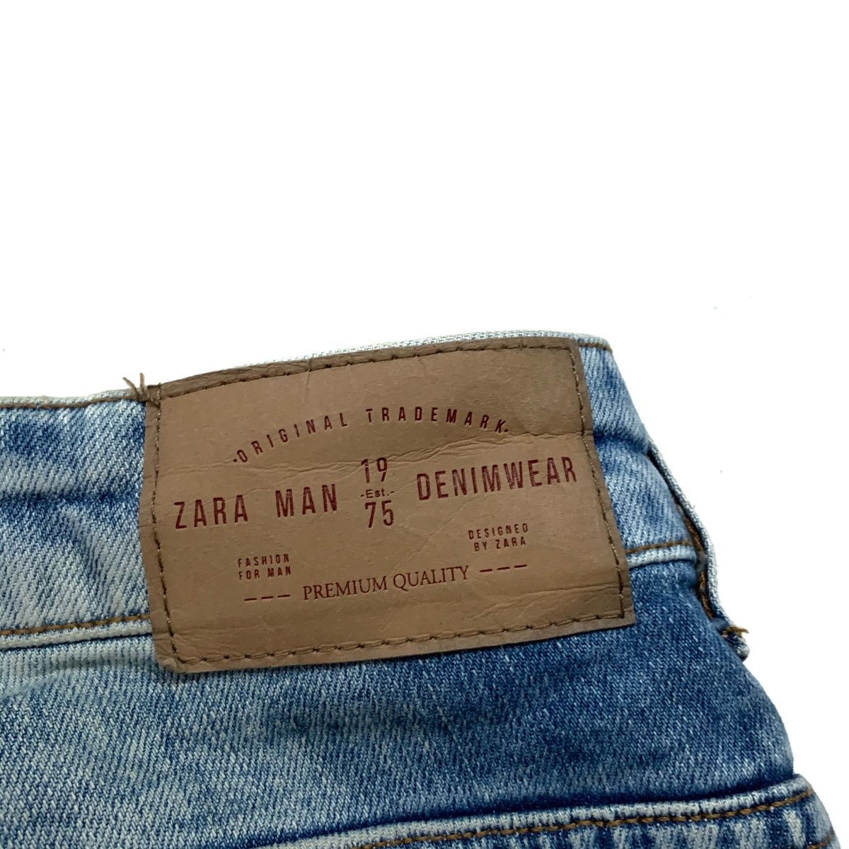 Zara Zara Man Skinny Damaged Ripped Denim Pant Size US 31 - 9 Thumbnail