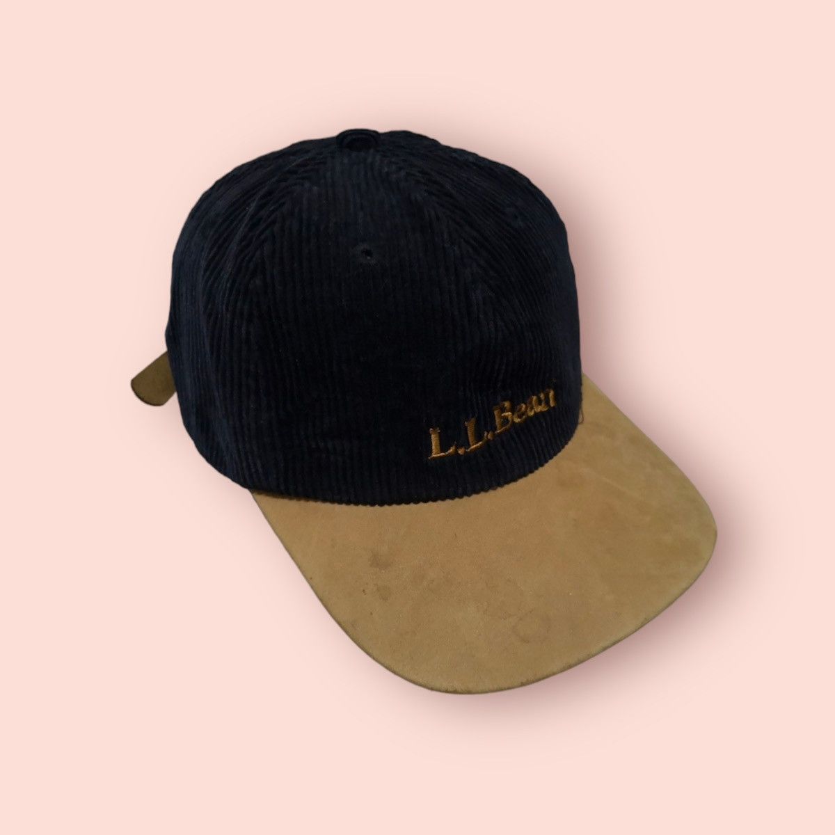 L.L. Bean × Vintage VINTAGE L.L.BEAN CORDUROY LEATHER STRAPBACK Size ONE SIZE - 1 Thumbnail