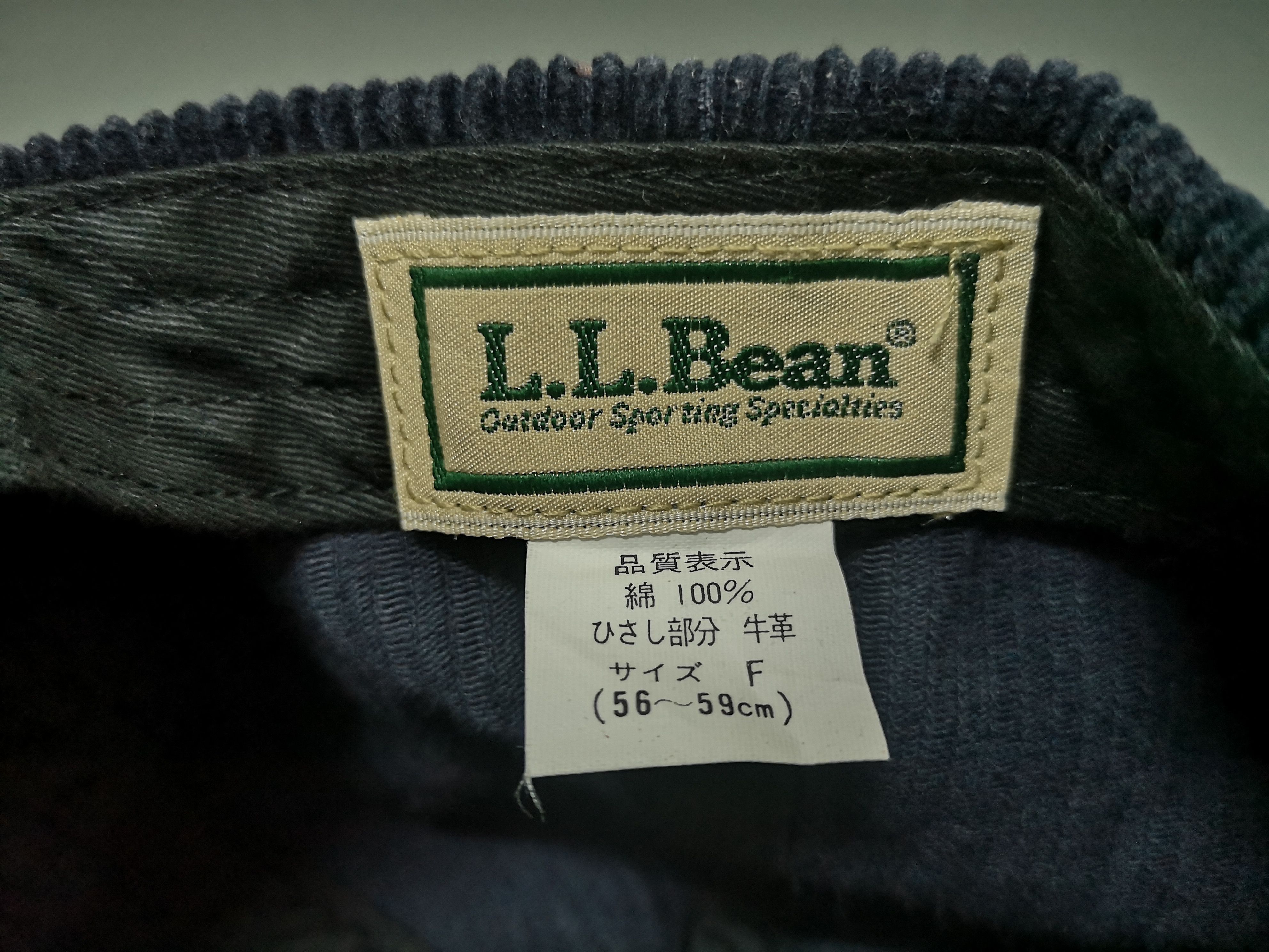 L.L. Bean × Vintage VINTAGE L.L.BEAN CORDUROY LEATHER STRAPBACK Size ONE SIZE - 15 Thumbnail