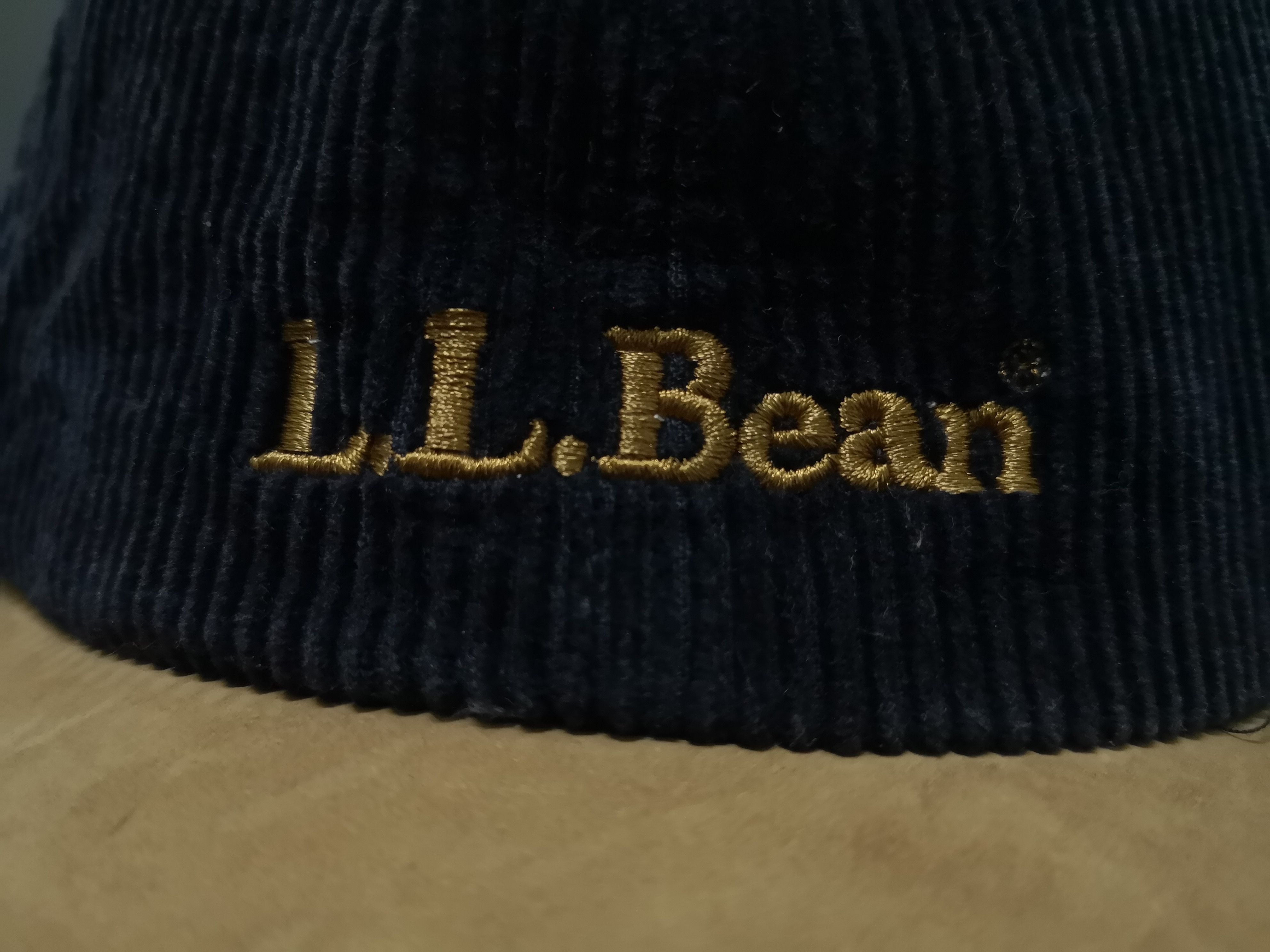 L.L. Bean × Vintage VINTAGE L.L.BEAN CORDUROY LEATHER STRAPBACK Size ONE SIZE - 6 Thumbnail