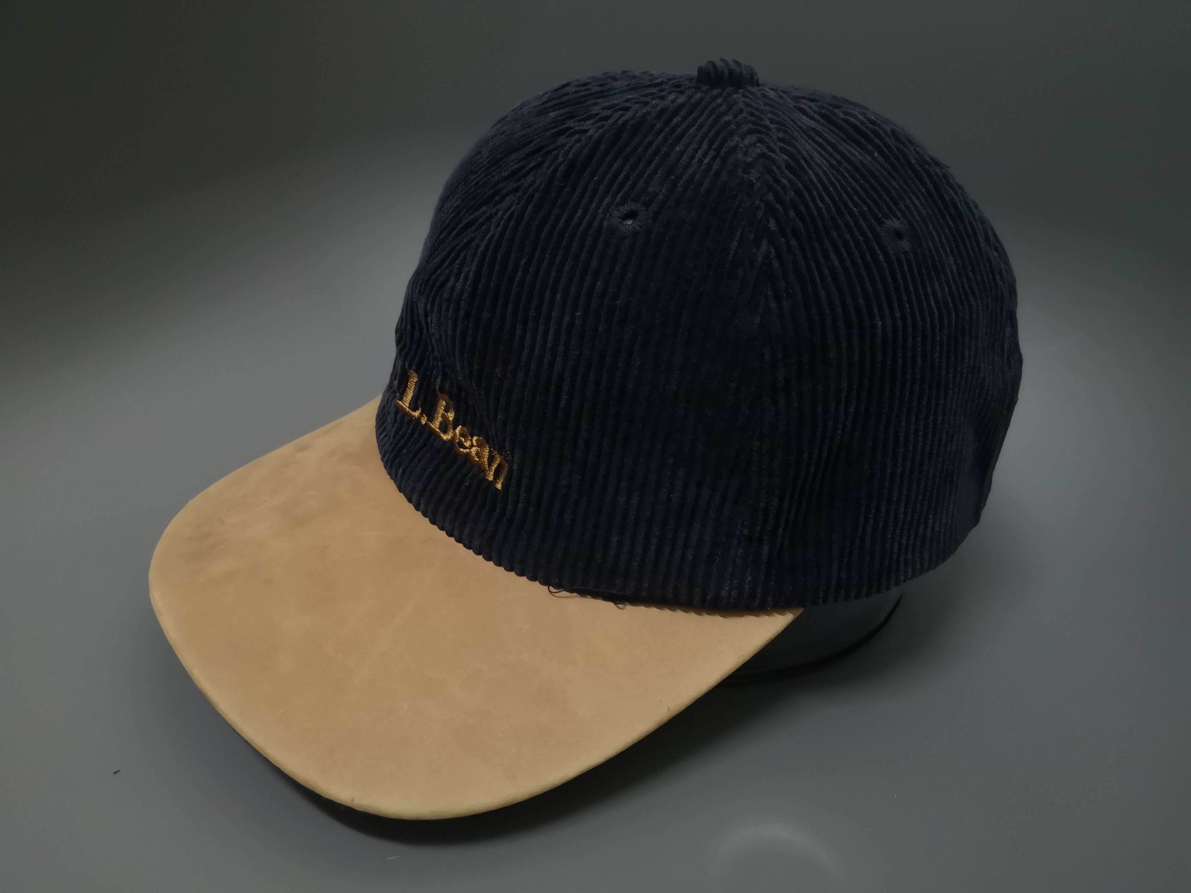 L.L. Bean × Vintage VINTAGE L.L.BEAN CORDUROY LEATHER STRAPBACK Size ONE SIZE - 4 Thumbnail