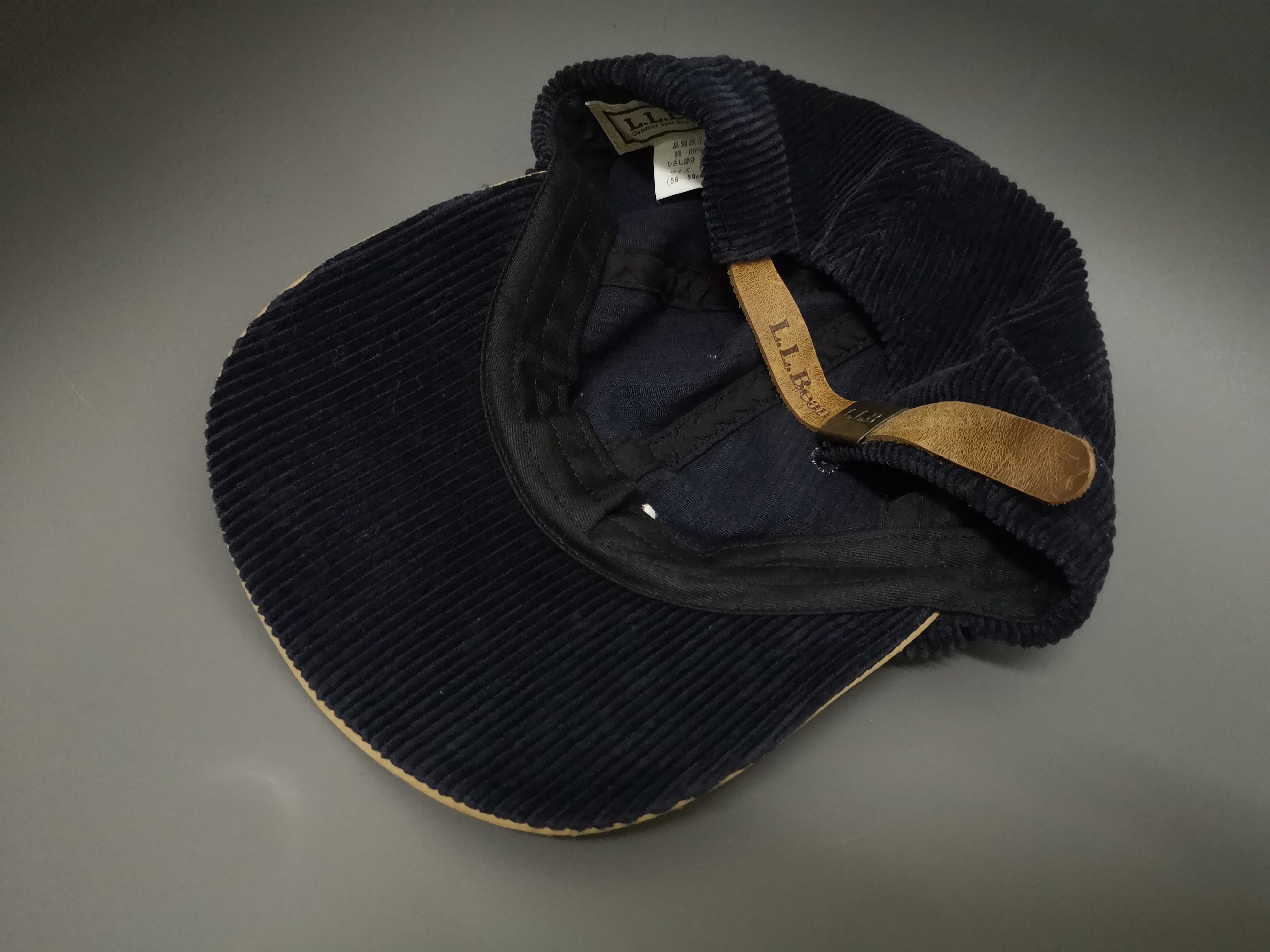 L.L. Bean × Vintage VINTAGE L.L.BEAN CORDUROY LEATHER STRAPBACK Size ONE SIZE - 12 Thumbnail