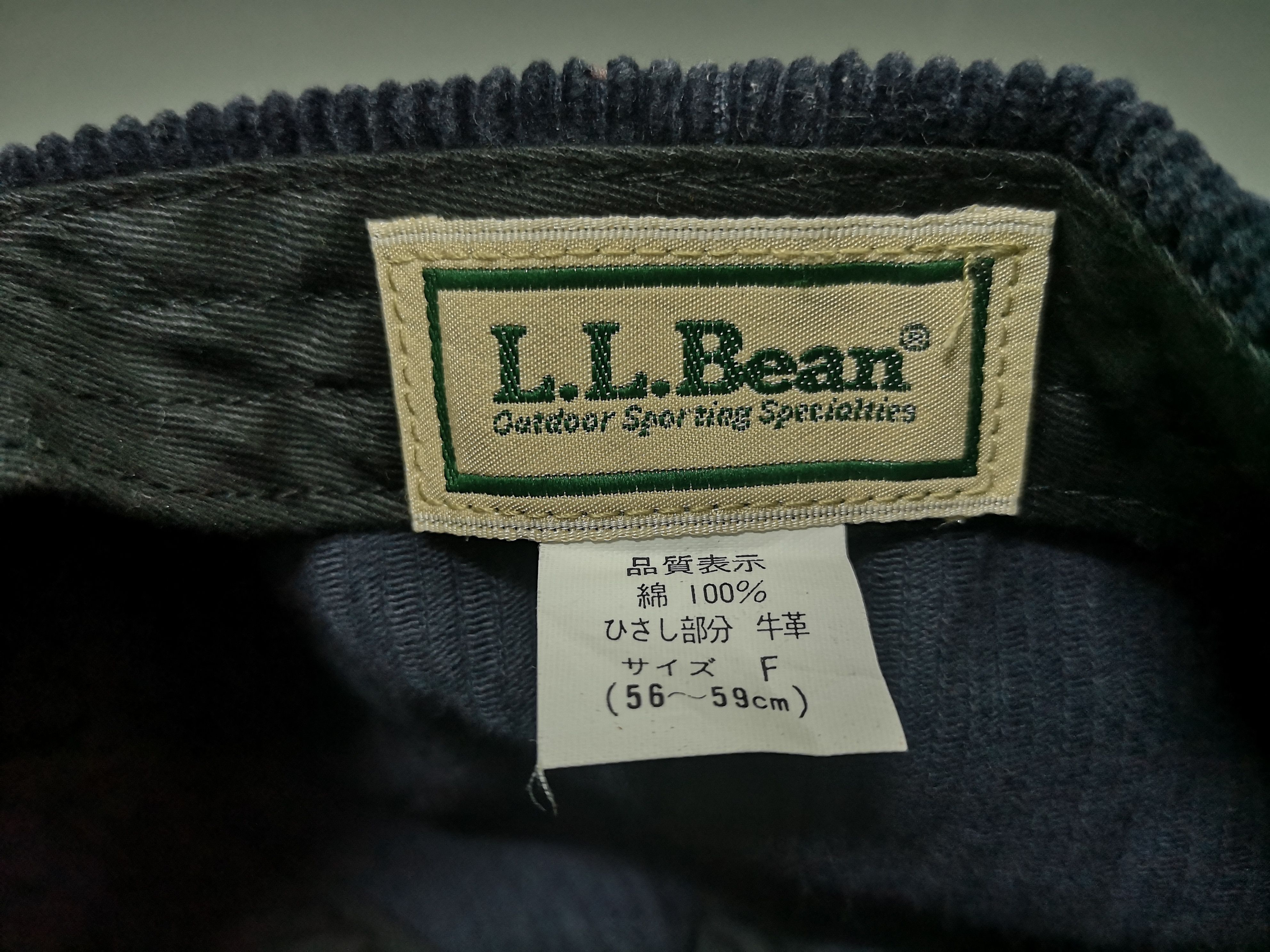 L.L. Bean × Vintage VINTAGE L.L.BEAN CORDUROY LEATHER STRAPBACK Size ONE SIZE - 14 Thumbnail