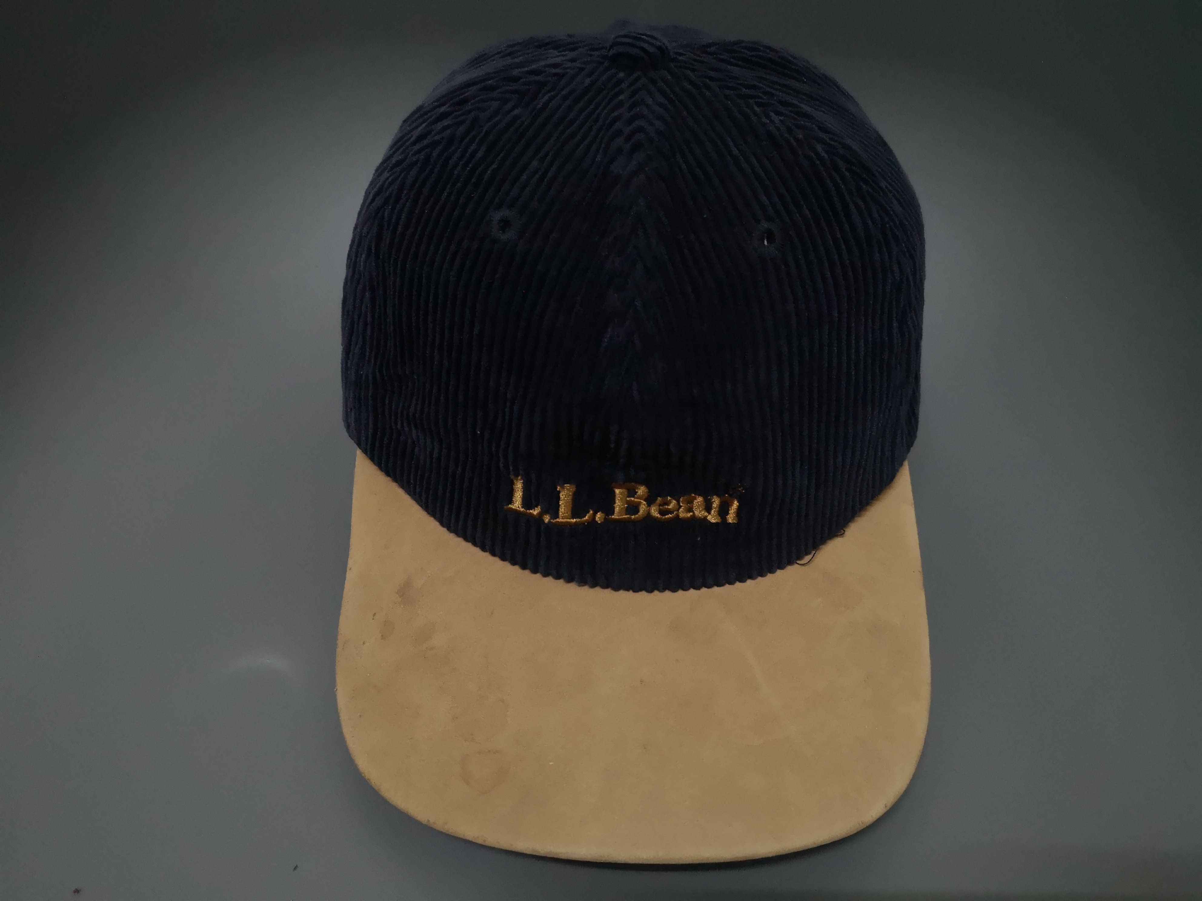L.L. Bean × Vintage VINTAGE L.L.BEAN CORDUROY LEATHER STRAPBACK Size ONE SIZE - 3 Thumbnail