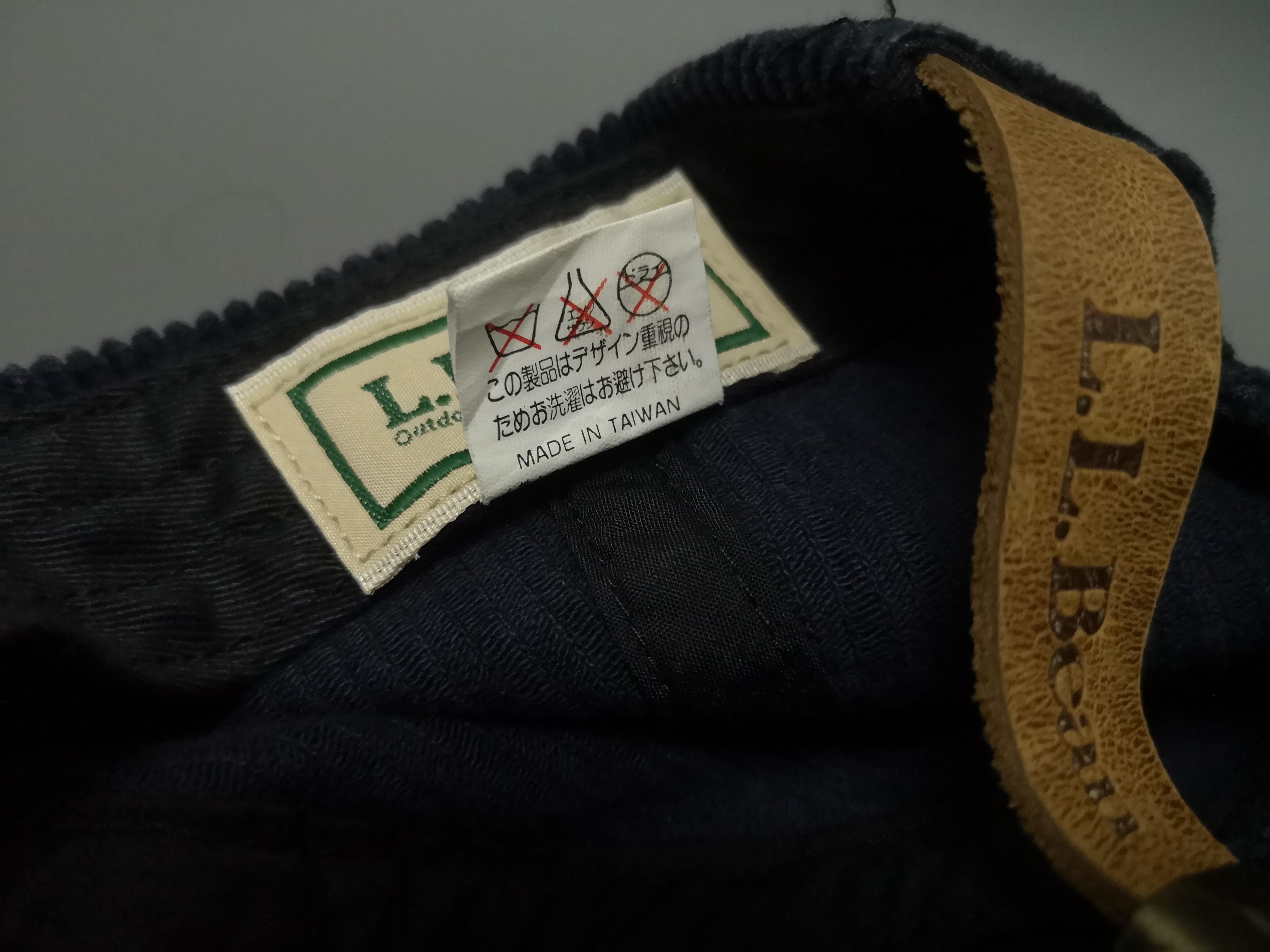 L.L. Bean × Vintage VINTAGE L.L.BEAN CORDUROY LEATHER STRAPBACK Size ONE SIZE - 11 Thumbnail