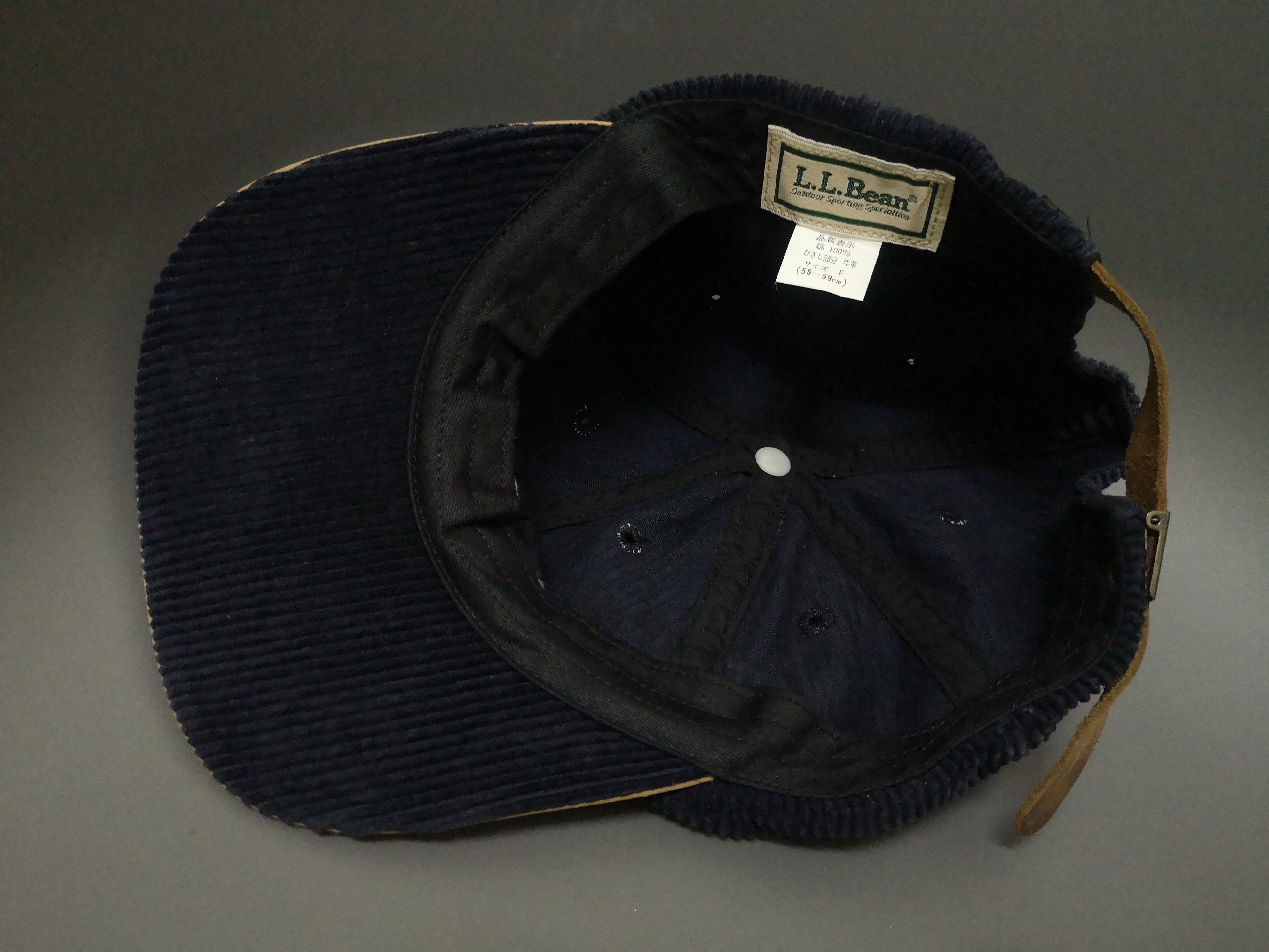 L.L. Bean × Vintage VINTAGE L.L.BEAN CORDUROY LEATHER STRAPBACK Size ONE SIZE - 13 Thumbnail