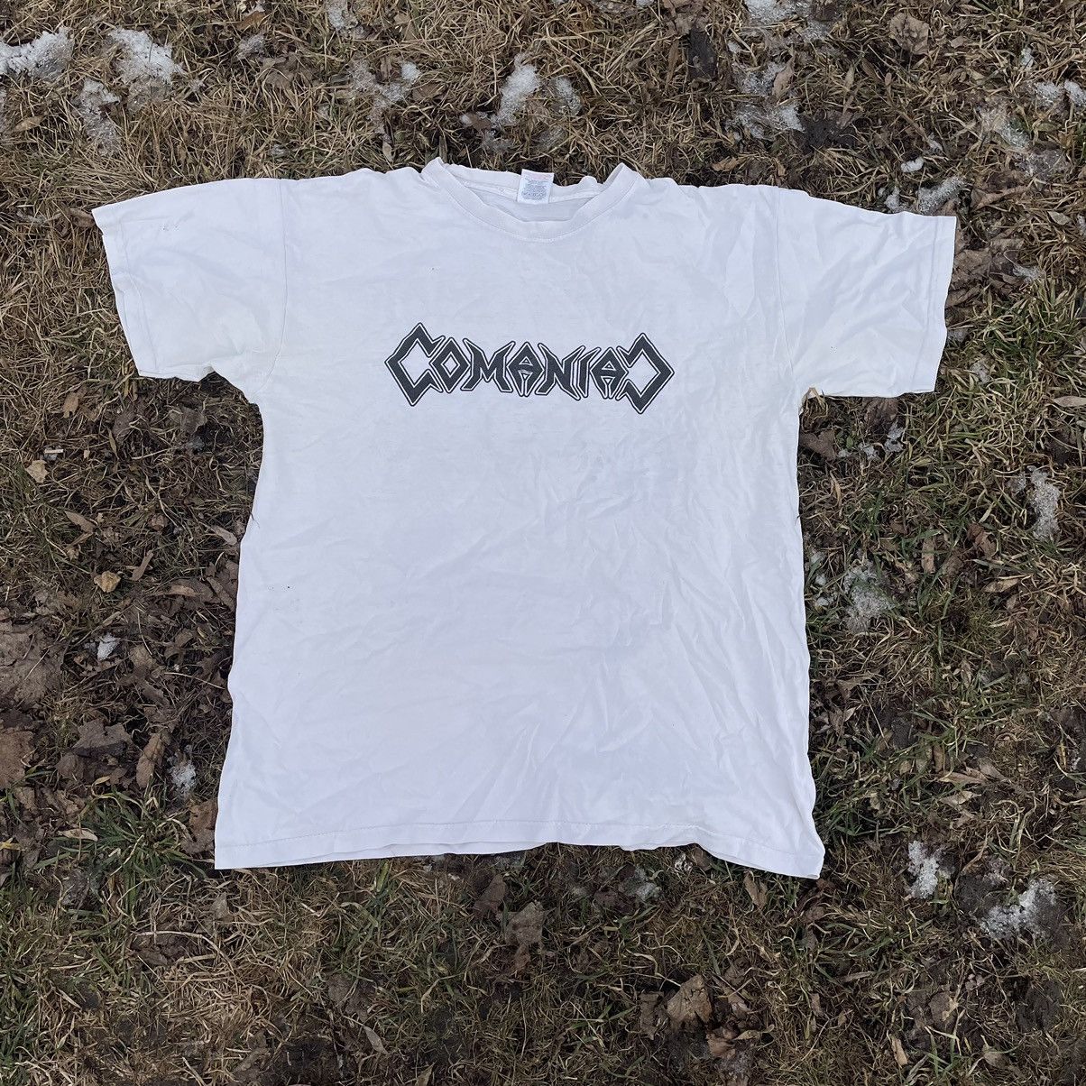 Vintage Vintage 90s Goth Graphic Tee Thrashed Skull Streetwear L Size US L / EU 52-54 / 3 - 6 Thumbnail