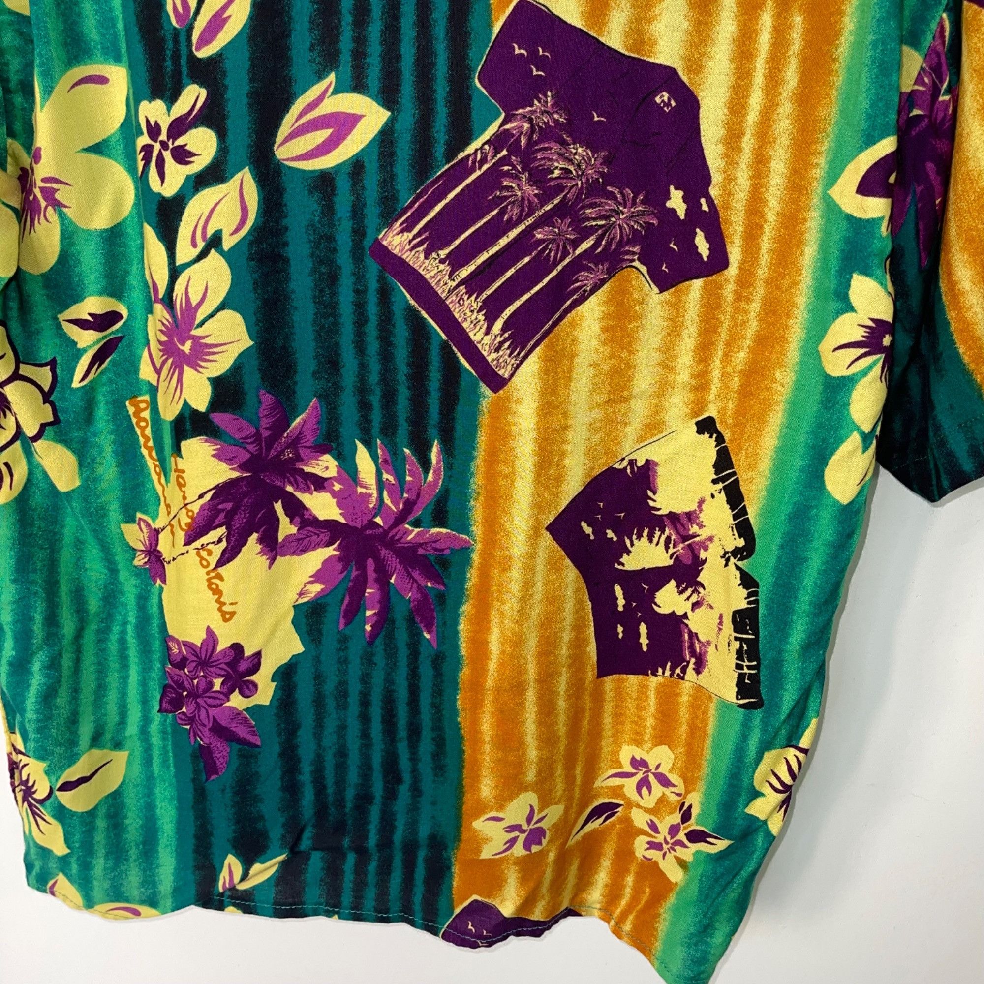 Domon Produce By Rope Vintage 90s Mens Shirt Size Medium