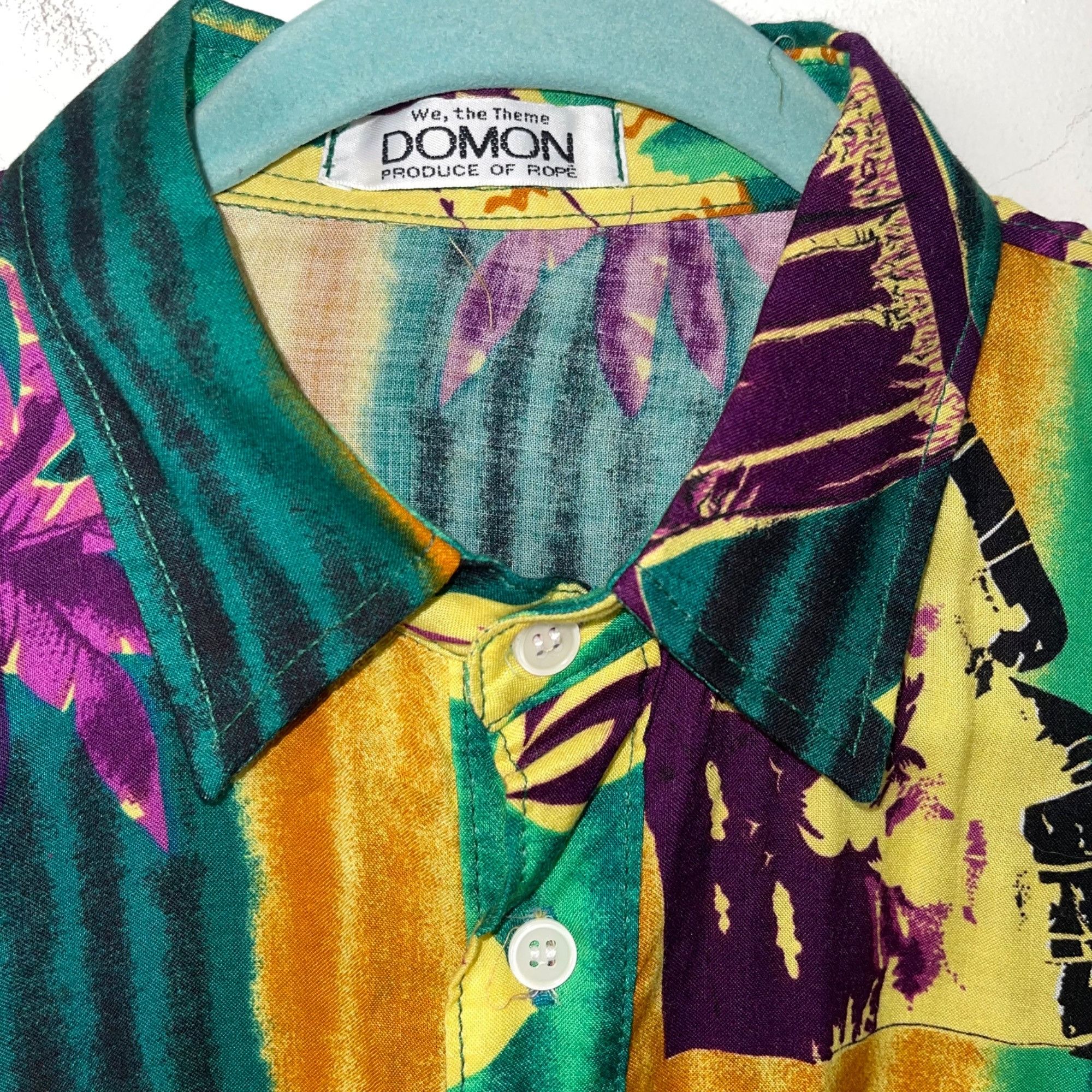 Domon Produce By Rope Vintage 90s Mens Shirt Size Medium