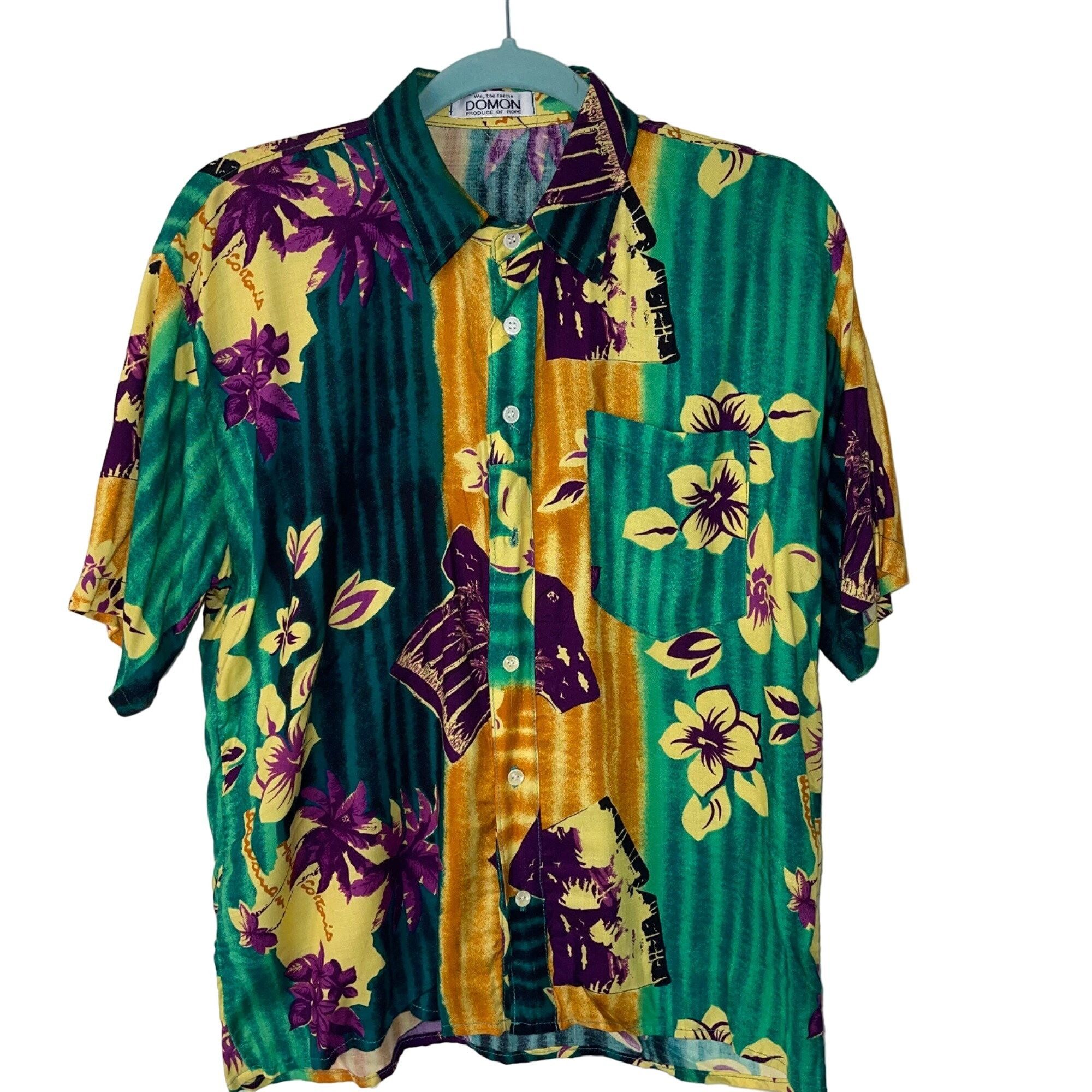 Domon Produce By Rope Vintage 90s Mens Shirt Size Medium