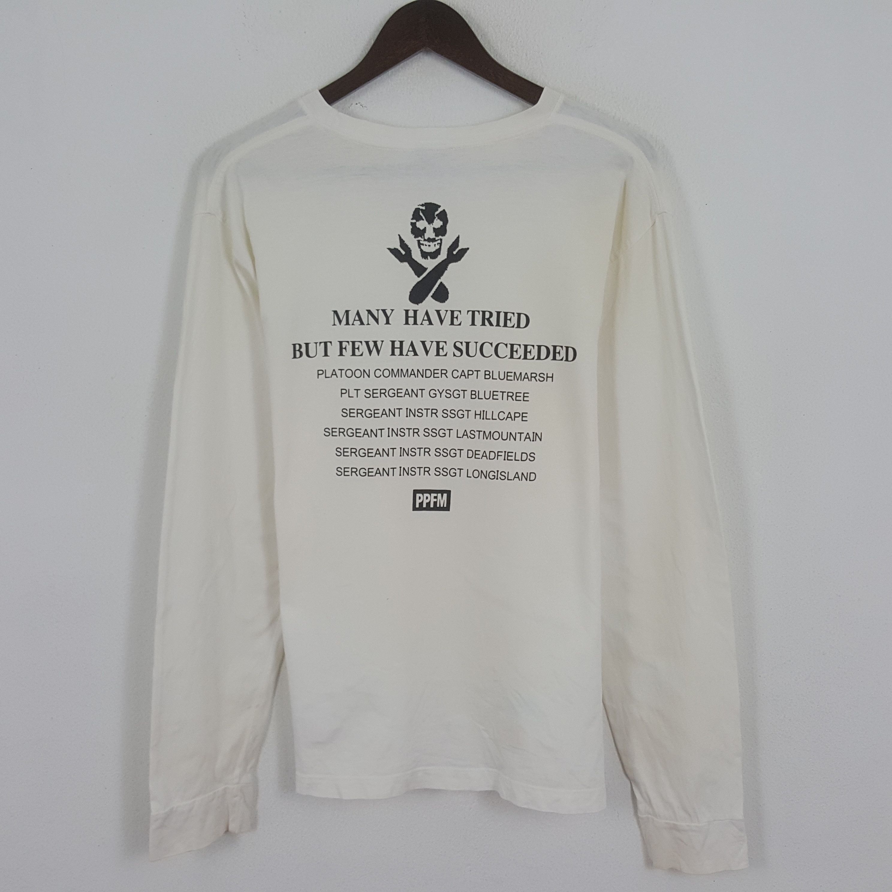 image of Ppfm Japanese Tshirt in White, Men's (Size Medium)