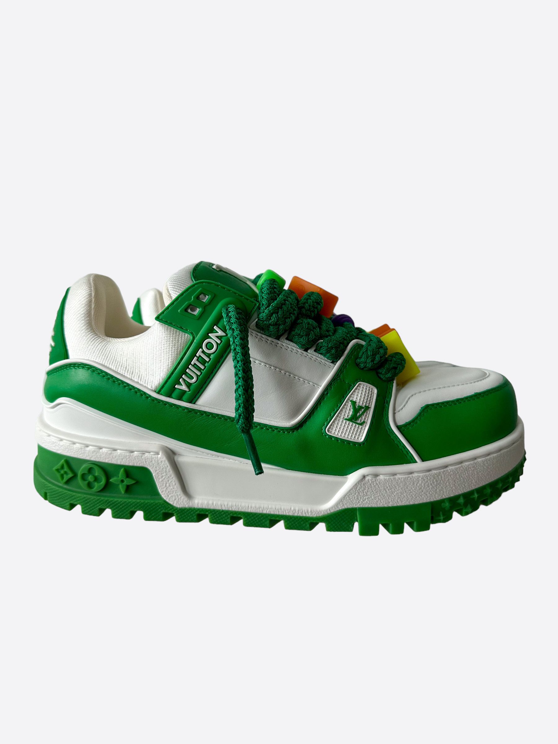 Louis Vuitton 'LV Trainer- Patent Green' Sneakers - Green Sneakers