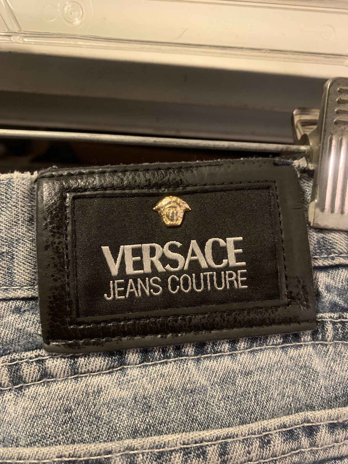 Versace × Versace Jeans Couture 90s Versace Jeans Couture Size US 31 - 9 Thumbnail