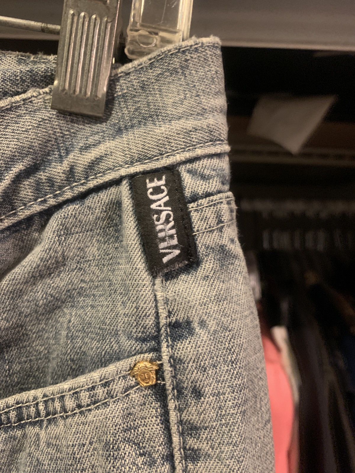 Versace × Versace Jeans Couture 90s Versace Jeans Couture Size US 31 - 4 Thumbnail