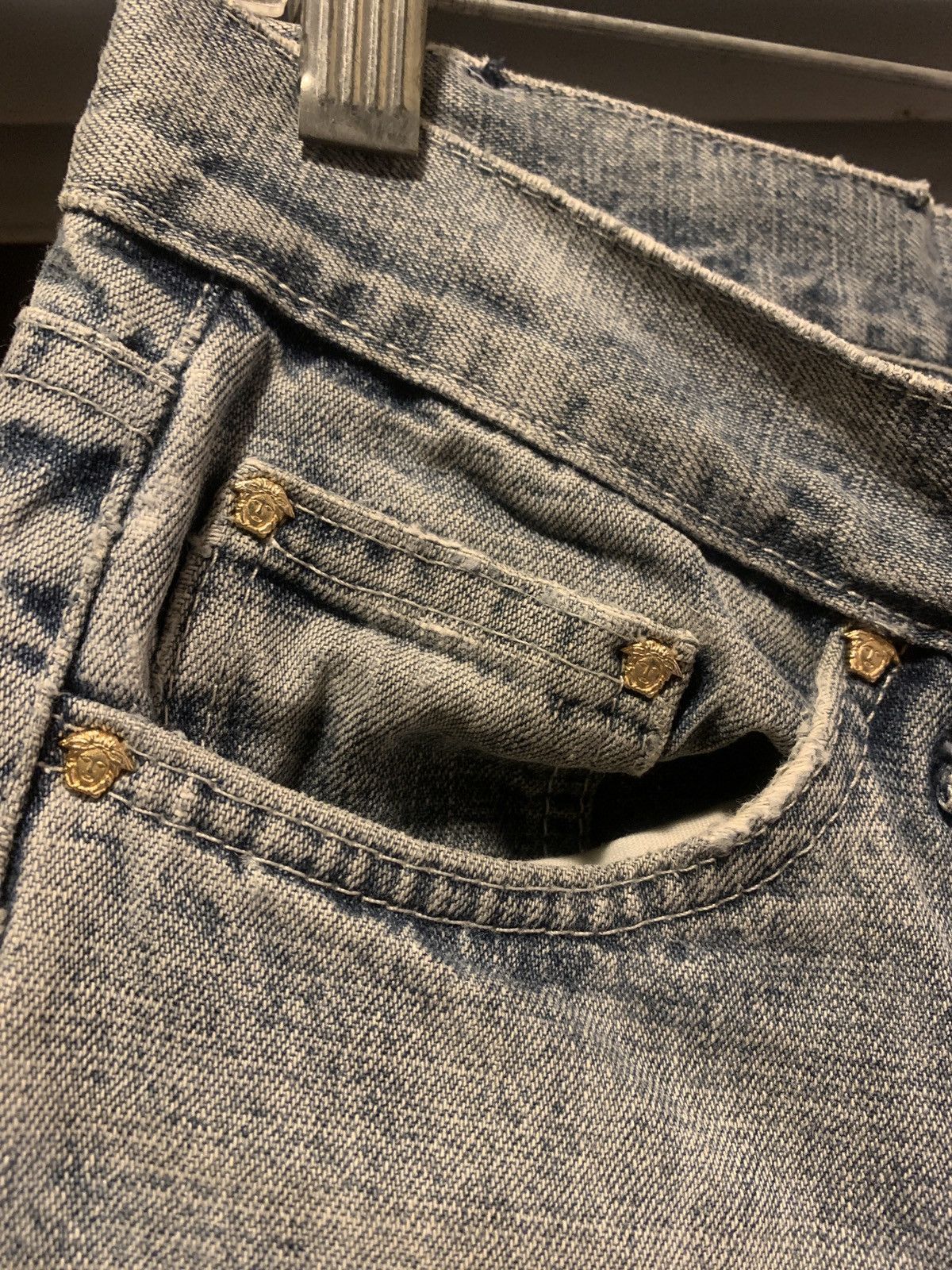 Versace × Versace Jeans Couture 90s Versace Jeans Couture Size US 31 - 3 Thumbnail