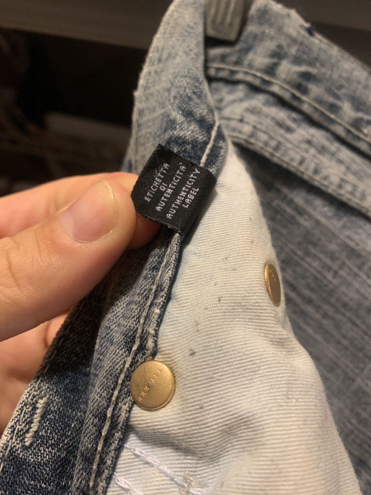 Versace × Versace Jeans Couture 90s Versace Jeans Couture Size US 31 - 11 Thumbnail