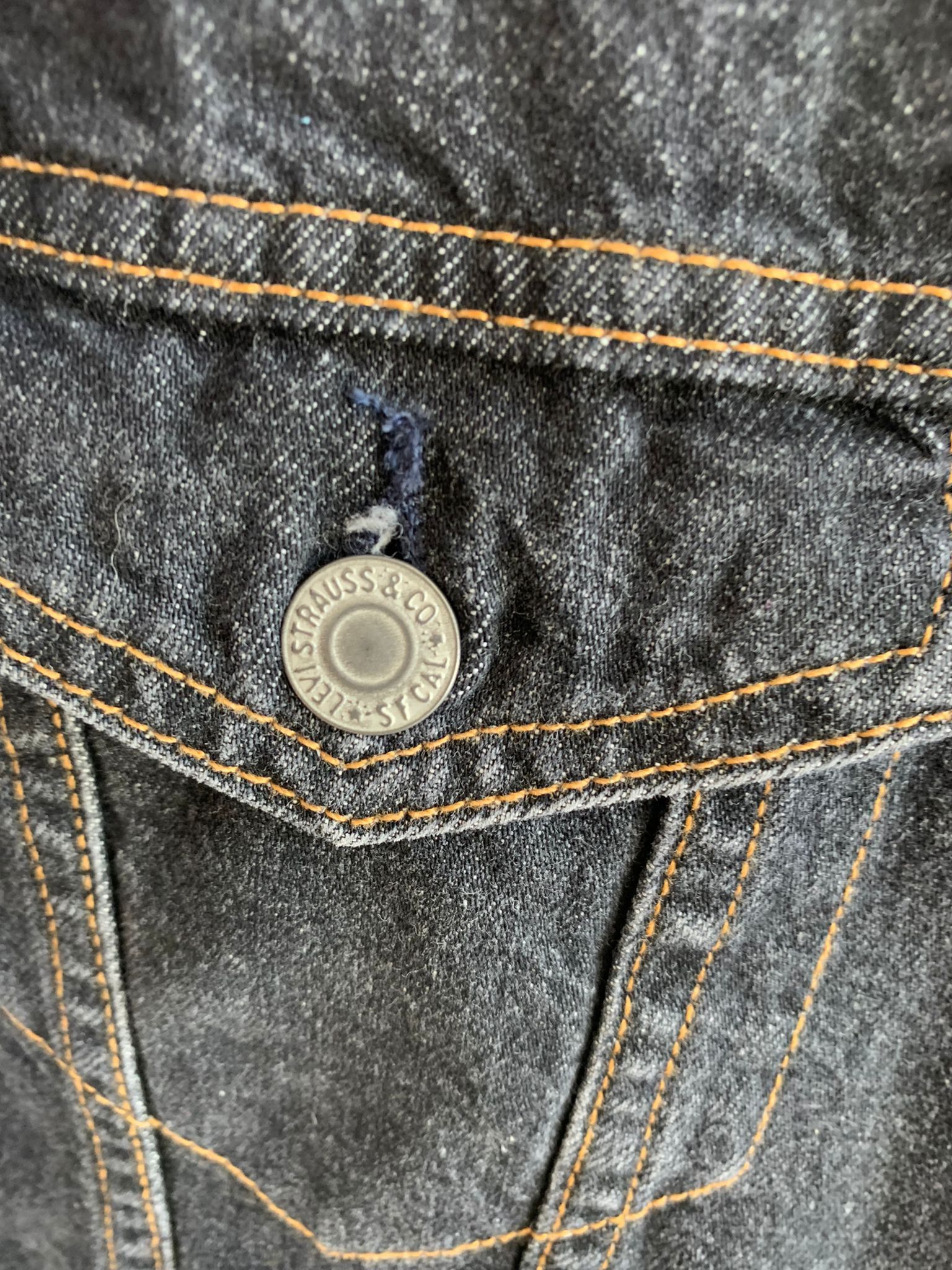 Heron Preston Levis Trucker With Print in Concrete Black Size US S / EU 44-46 / 1 - 7 Thumbnail