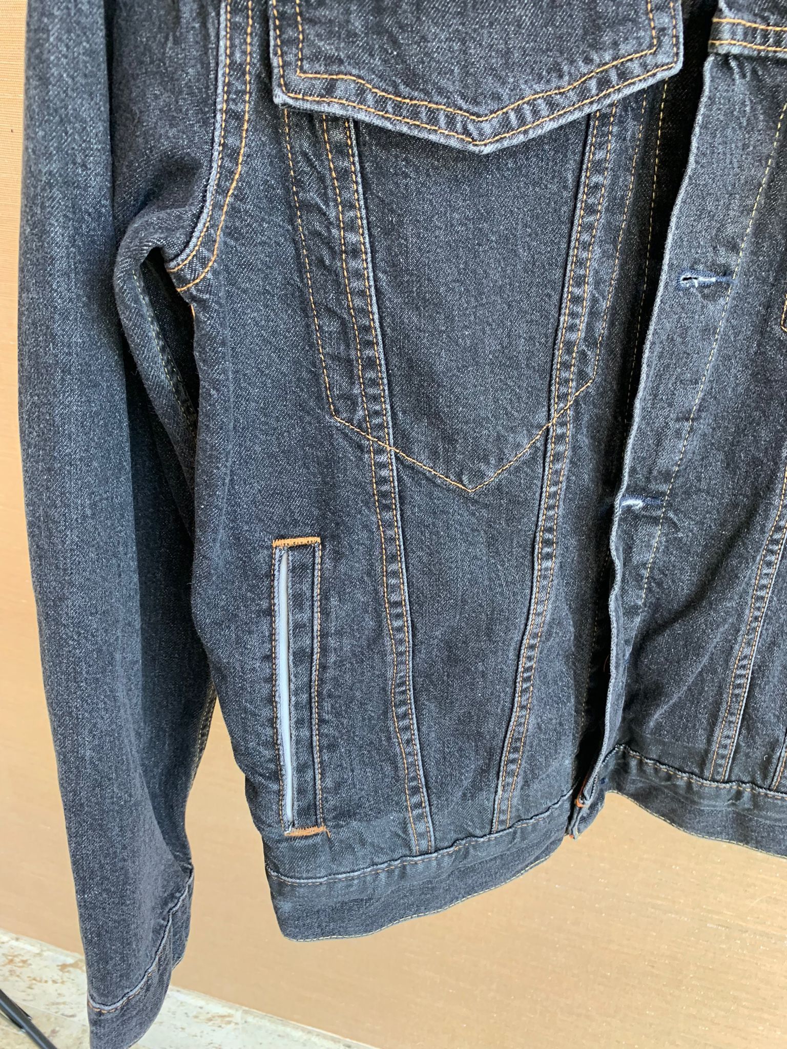 Heron Preston Levis Trucker With Print in Concrete Black Size US S / EU 44-46 / 1 - 4 Thumbnail