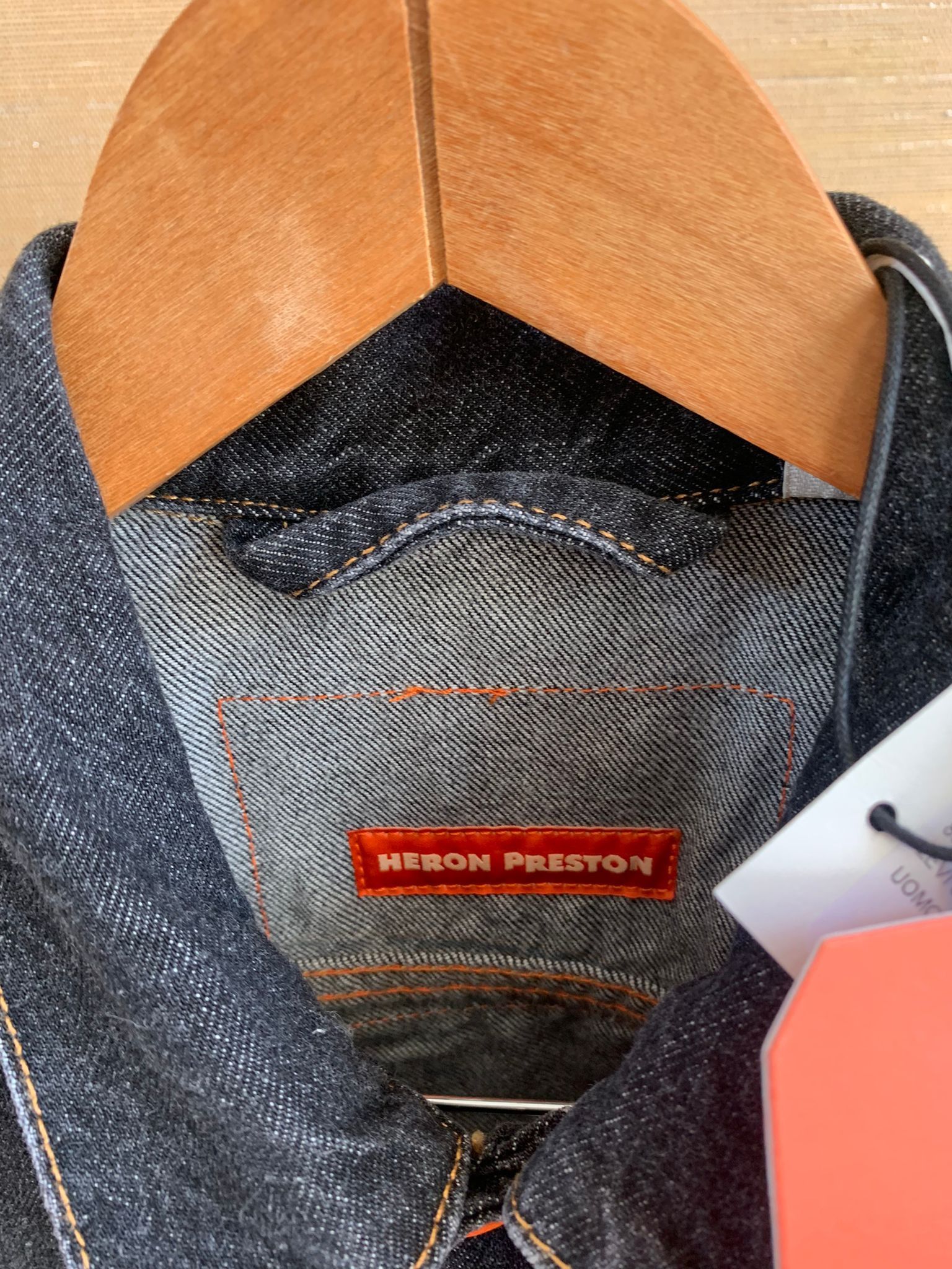 Heron Preston Levis Trucker With Print in Concrete Black Size US S / EU 44-46 / 1 - 9 Thumbnail