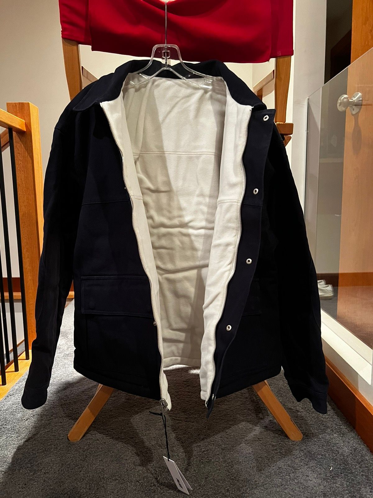 Palace Palace Reversible Canvas Fleece Jacket Size US XL / EU 56 / 4 - 9 Thumbnail