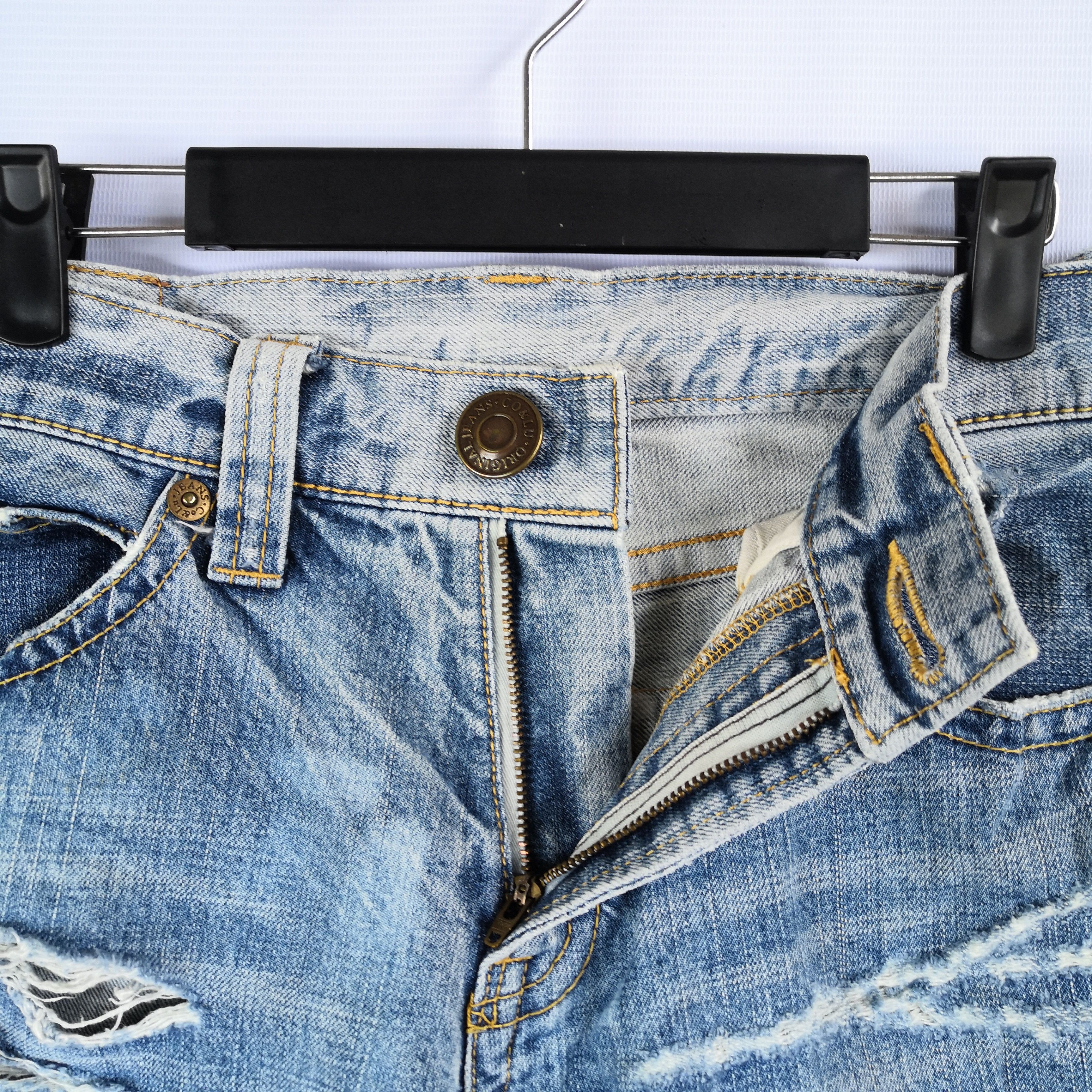 Japanese Brand Vintage Japanese Distressed Jeans Streetwear Grunge Denim Size US 32 / EU 48 - 8 Thumbnail
