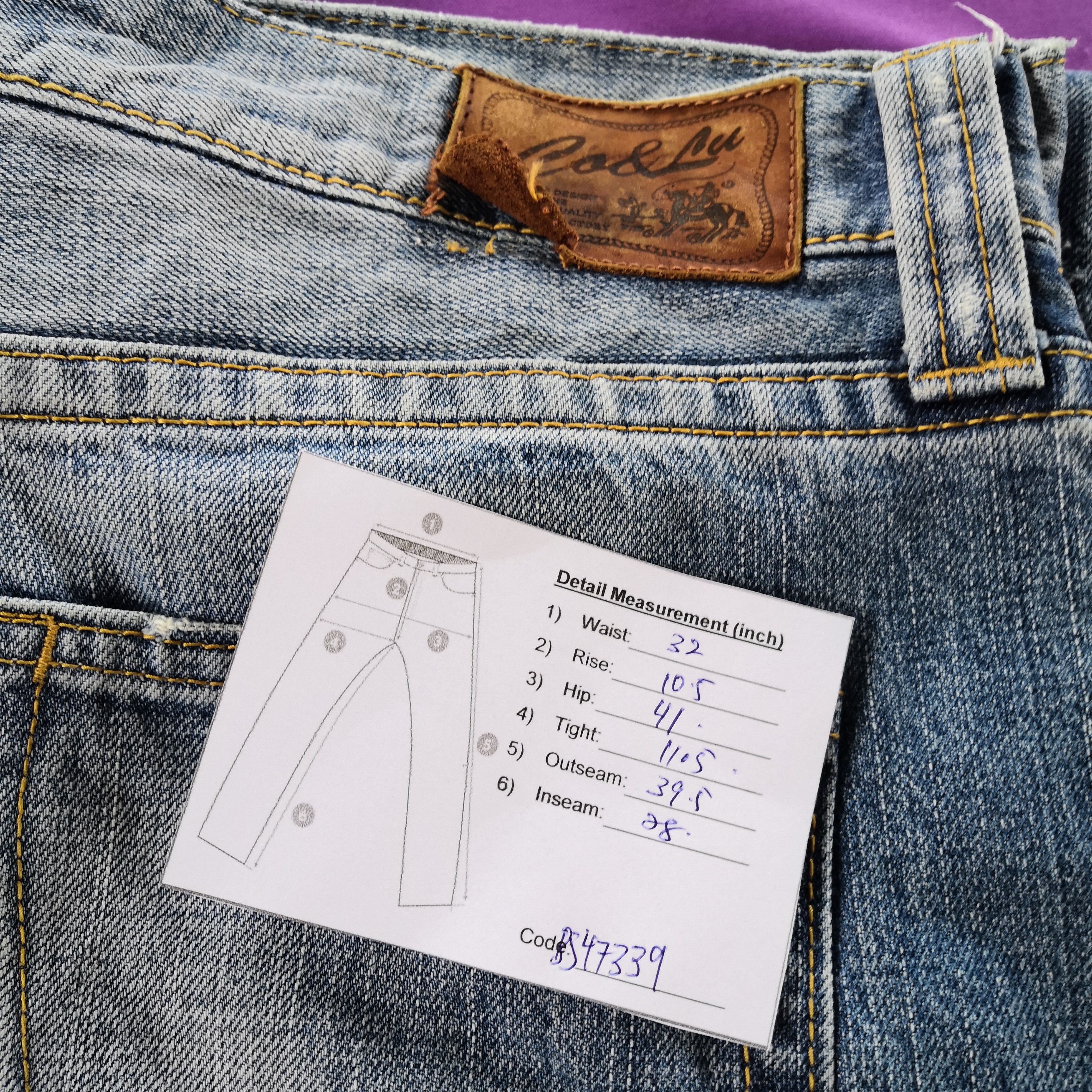 Japanese Brand Vintage Japanese Distressed Jeans Streetwear Grunge Denim Size US 32 / EU 48 - 13 Thumbnail