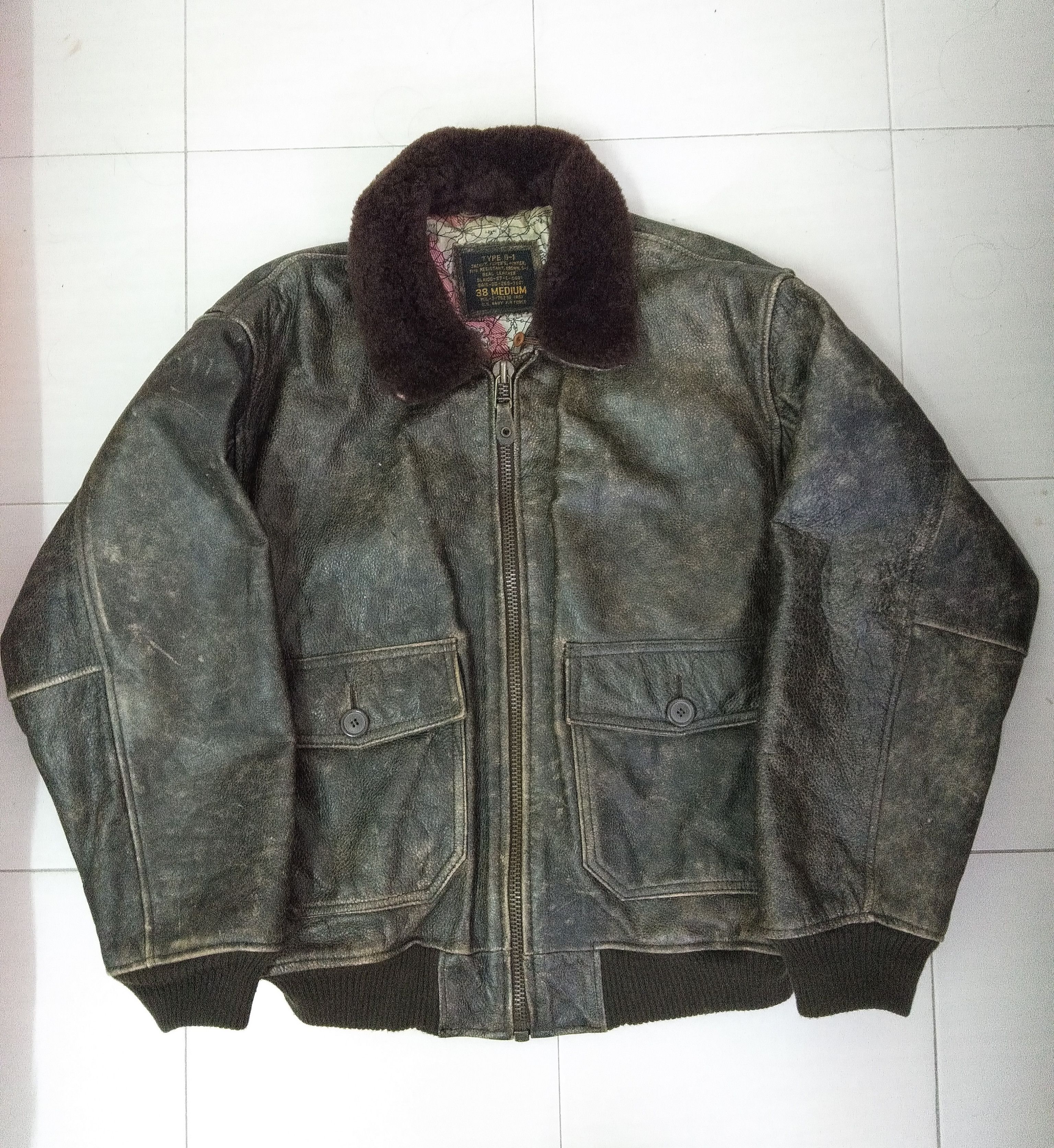 Other G-1 US Navy Air Force Leather Jacket Size US M / EU 48-50 / 2 - 5 Thumbnail