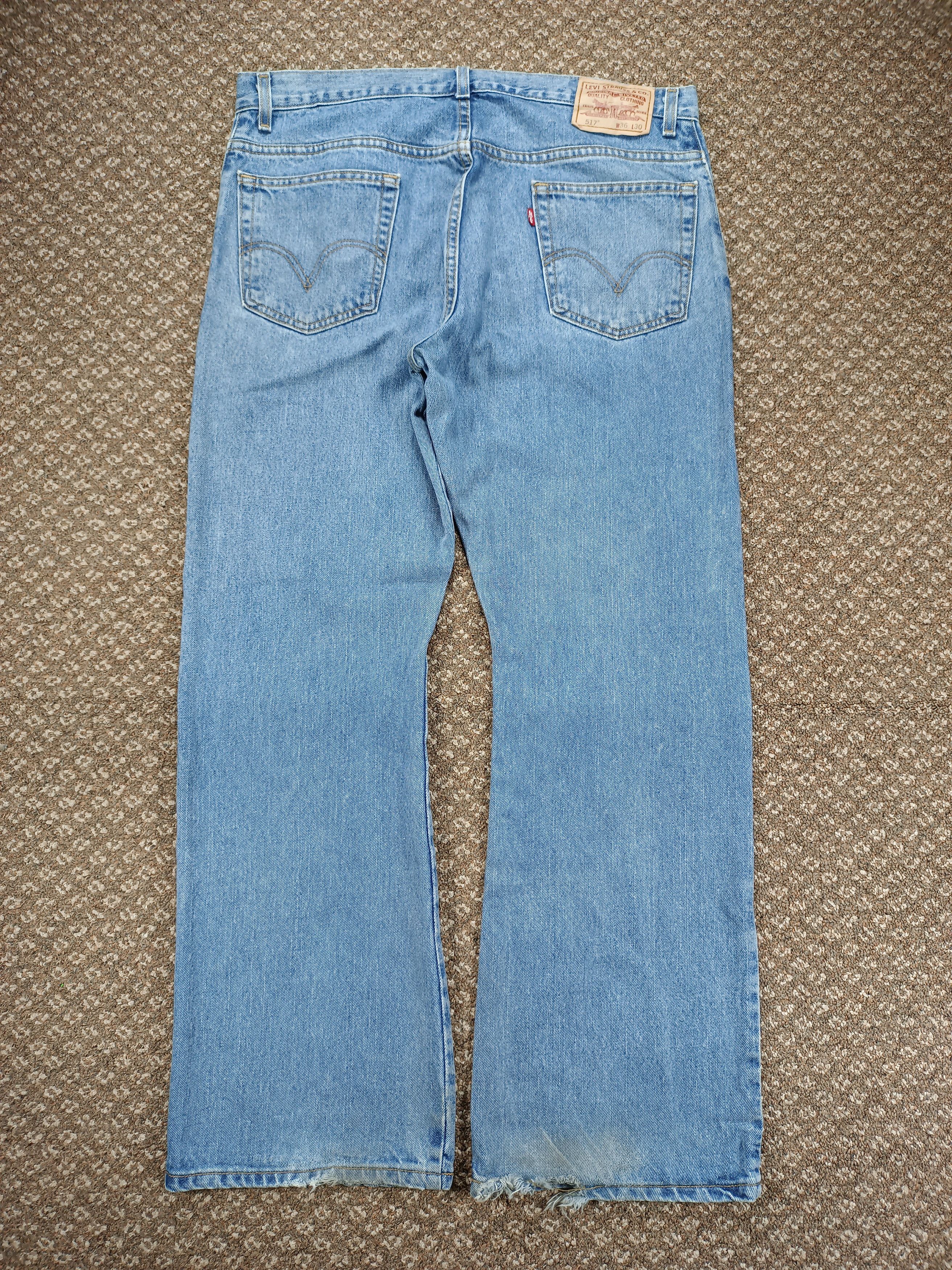 Levi's × Vintage Levi's 517 Flare Bootcut Jeans Size 36 x 31 Size US 36 / EU 52 - 2 Thumbnail
