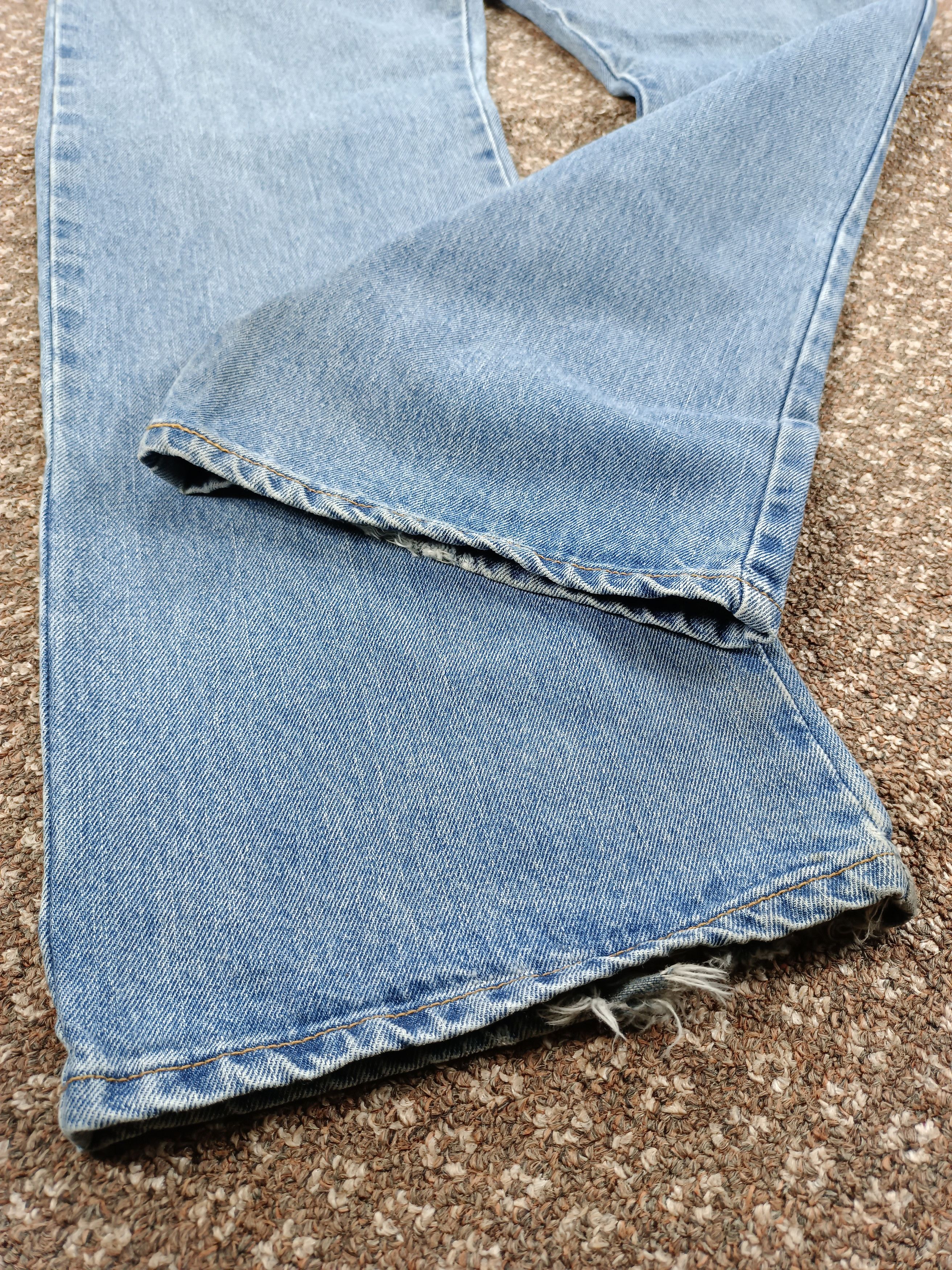 Levi's × Vintage Levi's 517 Flare Bootcut Jeans Size 36 x 31 Size US 36 / EU 52 - 6 Thumbnail