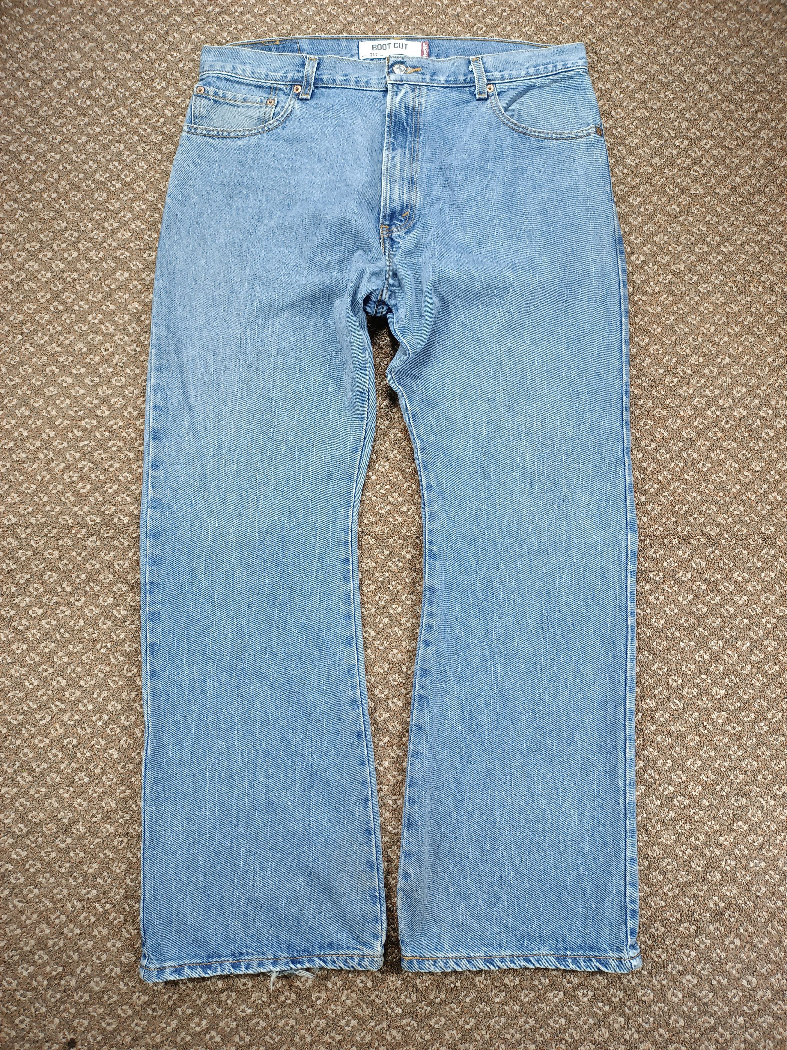 Levi's × Vintage Levi's 517 Flare Bootcut Jeans Size 36 x 31 Size US 36 / EU 52 - 1 Thumbnail