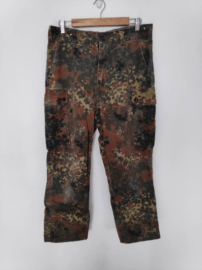 GmbH Vintage H.WINNEN GMBH German MILITARY Camouflage Pants Size US 33 - 1 Thumbnail