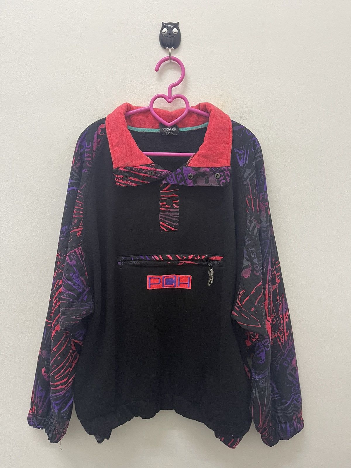 Vintage Rare Vintage PCH PACIFIC COAST HIGHWAY Half Button Neon Size US L / EU 52-54 / 3 - 2 Thumbnail