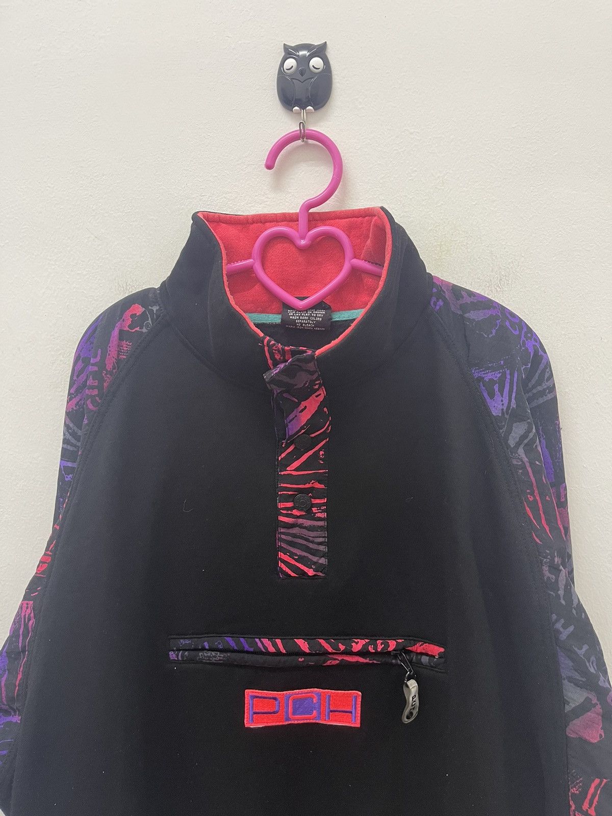 Vintage Rare Vintage PCH PACIFIC COAST HIGHWAY Half Button Neon Size US L / EU 52-54 / 3 - 3 Thumbnail