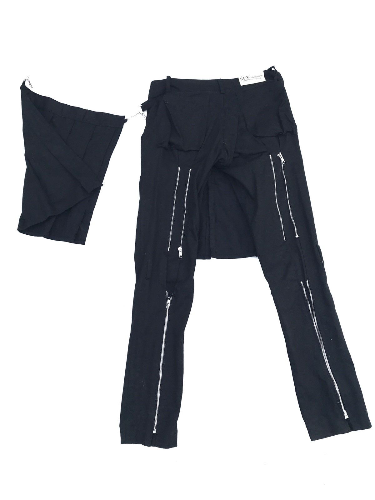 image of Seditionaries Sexy Dynamite London Bondage Parachute Punk Pants in Black, Men's (Size 30)