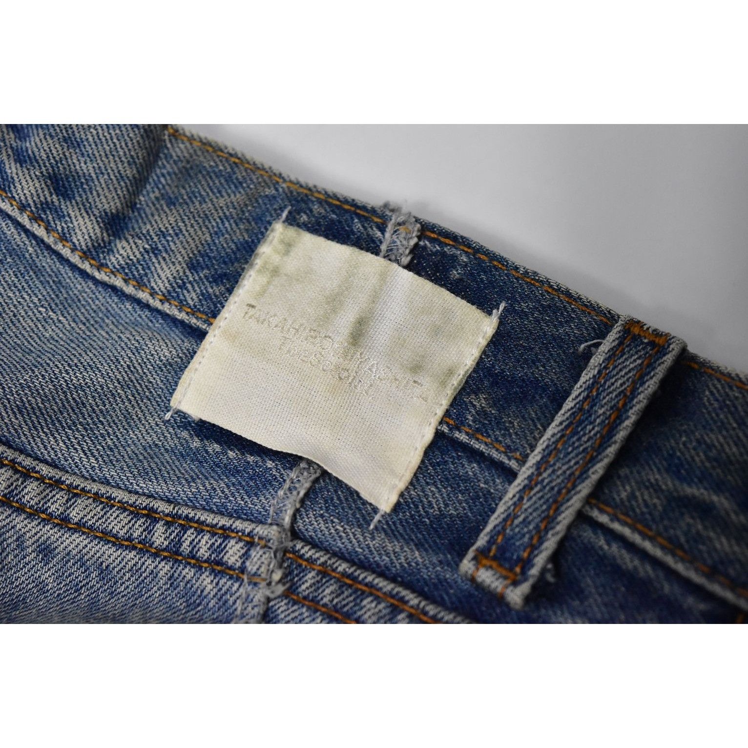 Takahiromiyashita The Soloist. the Jean, rebuild patch denim pants 29158 - 861 500 Size US 31 - 2 Thumbnail