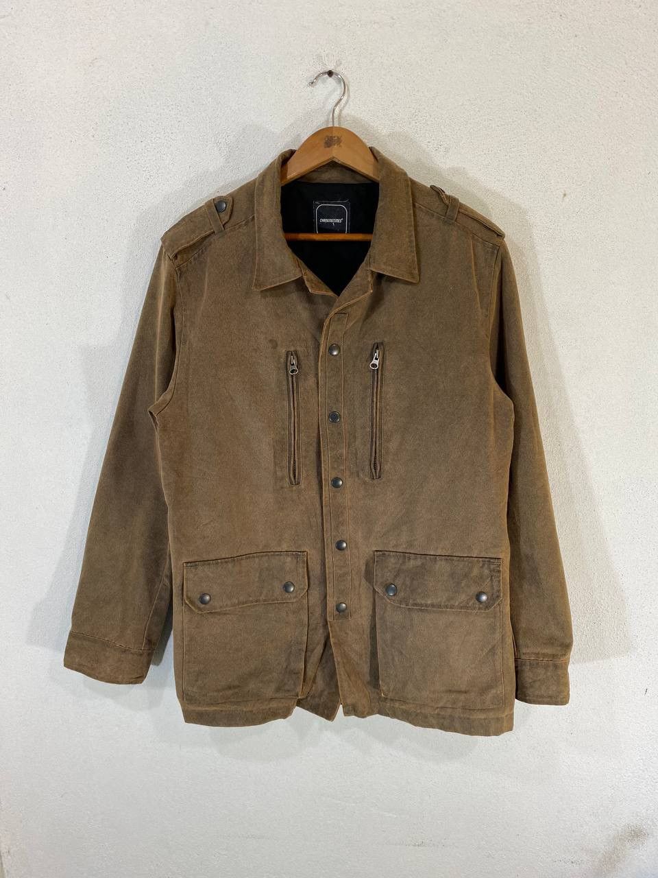 Changingtime Japanese Brand Soft Leather Jacket