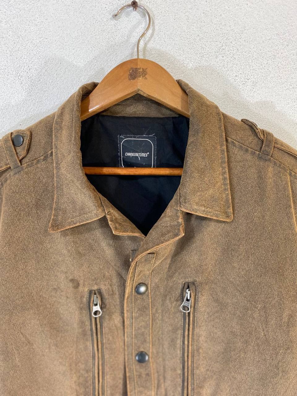 Japanese Brand Changingtime Japanese Brand Soft Leather Jacket Size US L / EU 52-54 / 3 - 4 Thumbnail