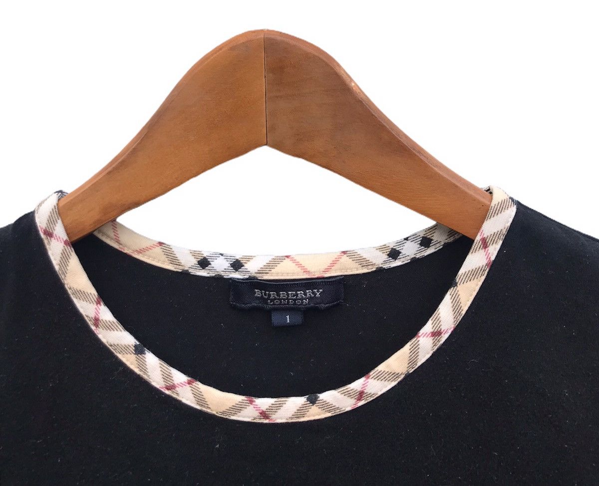 Burberry Burberry ringer checked tee Size XS / US 0-2 / IT 36-38 - 2 Thumbnail