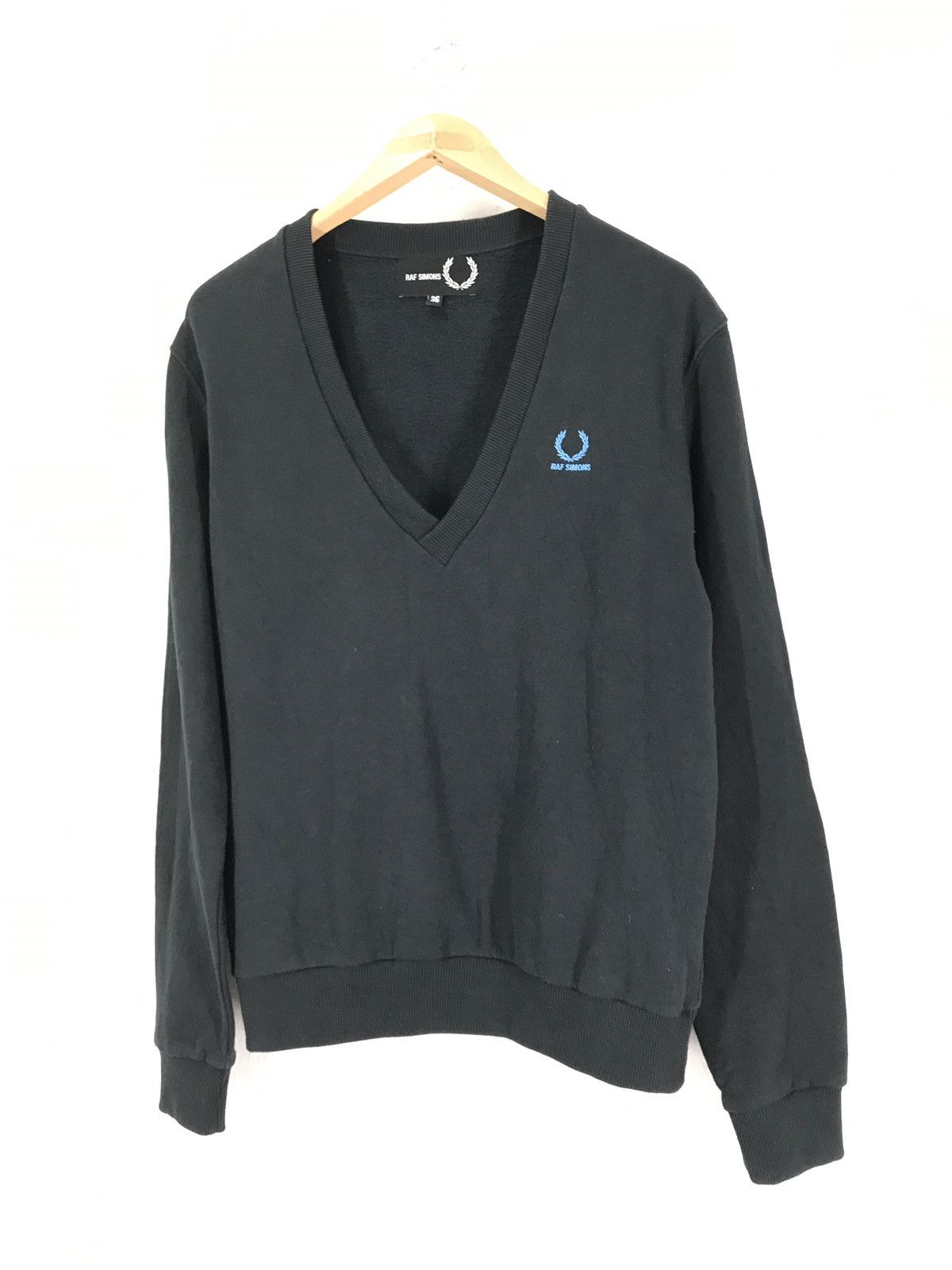 Fred Perry × Raf Simons Fred Perry X Raf Simon Logo Sweatshirt Size US M / EU 48-50 / 2 - 2 Thumbnail